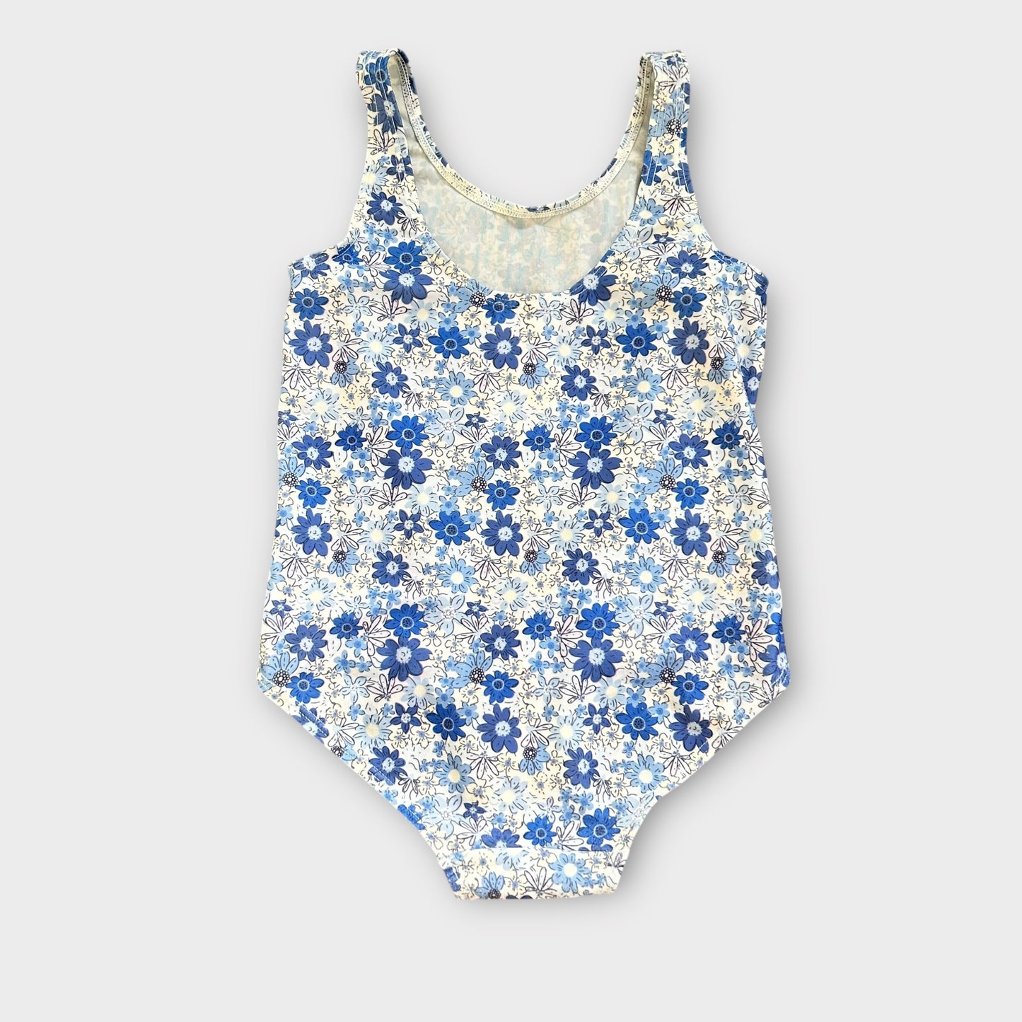 2-4 Years H&M Blue Floral Swimming Costume
