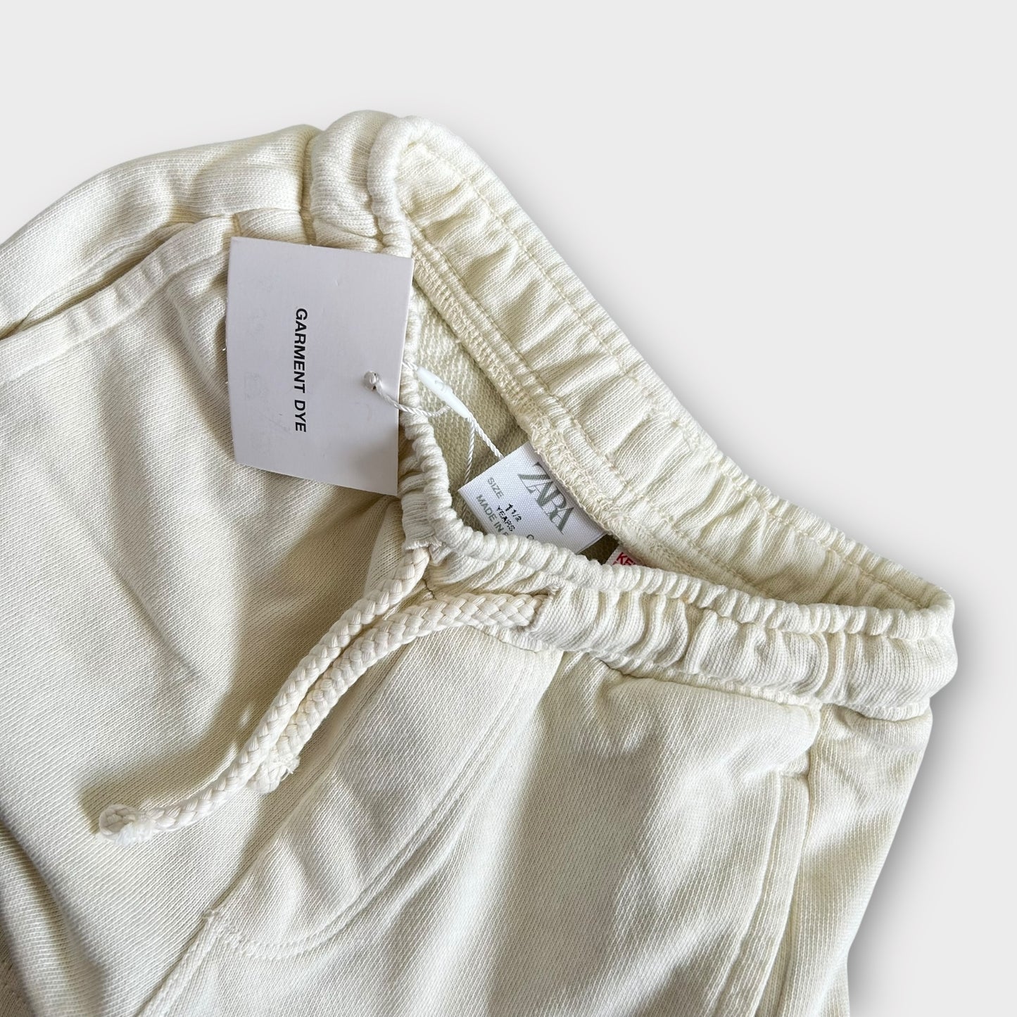 12-18 Months Zara Cream Sweatshirt Shorts New