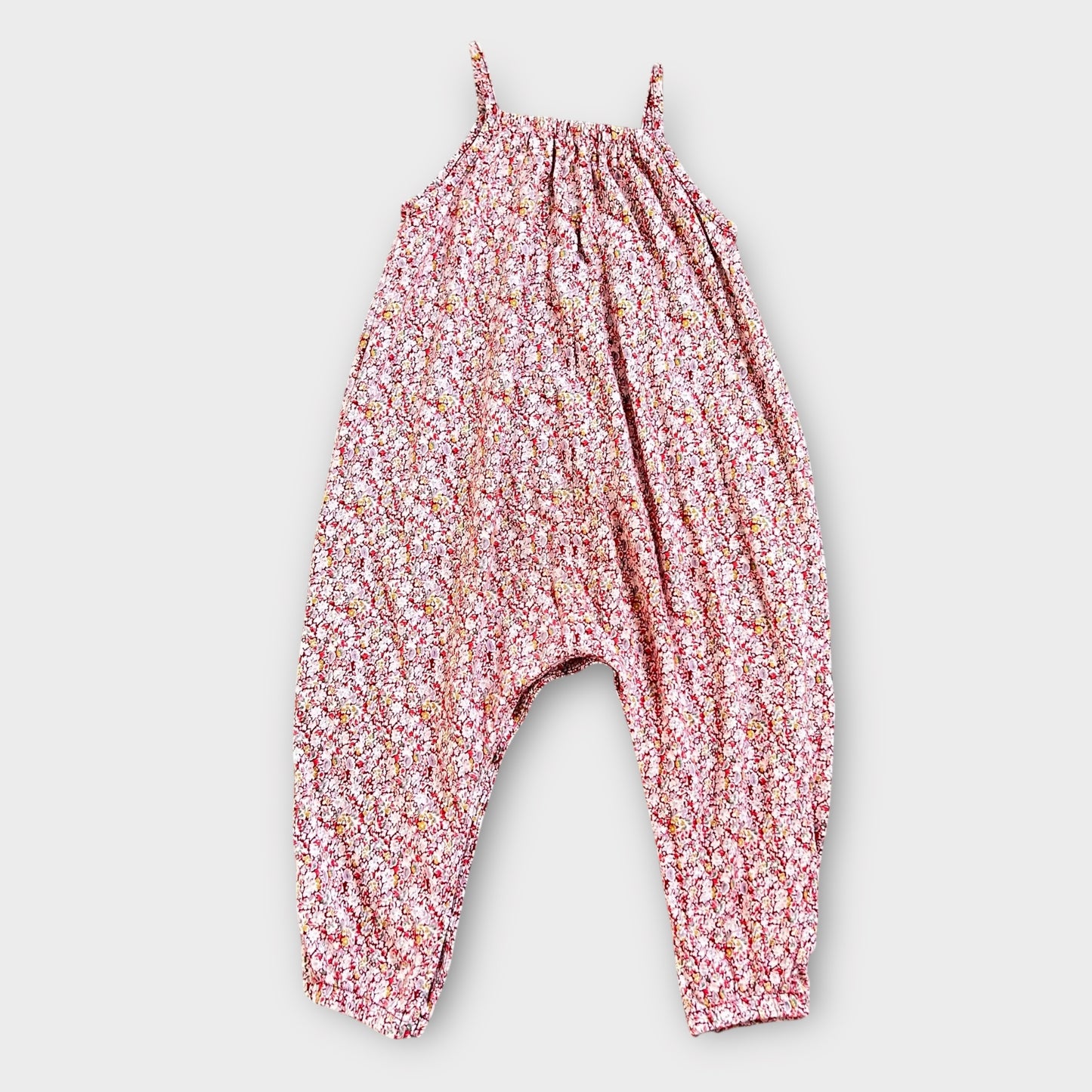 1.5-2 Years Next Red Floral Cotton Jersey Romper Suit