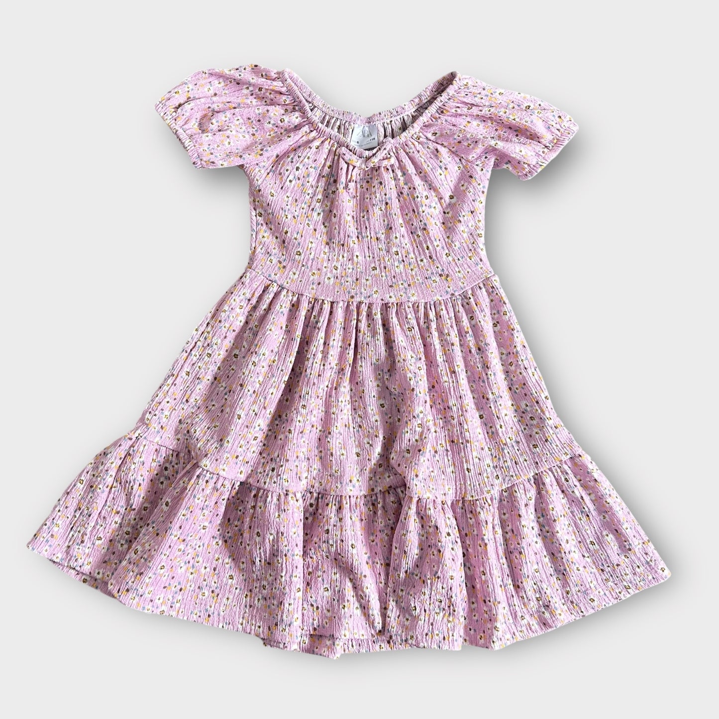 5-6 Years Zara Lilac Floral Summer Dress