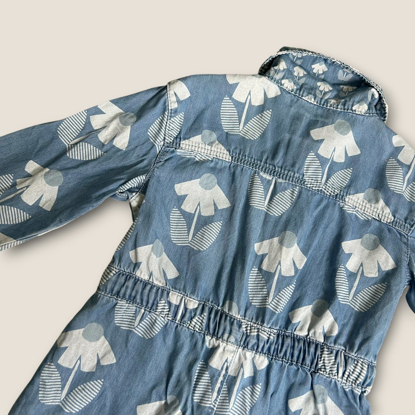 3-4 Years Tu X Scion Blue Floral Boiler Suit Jumpsuit