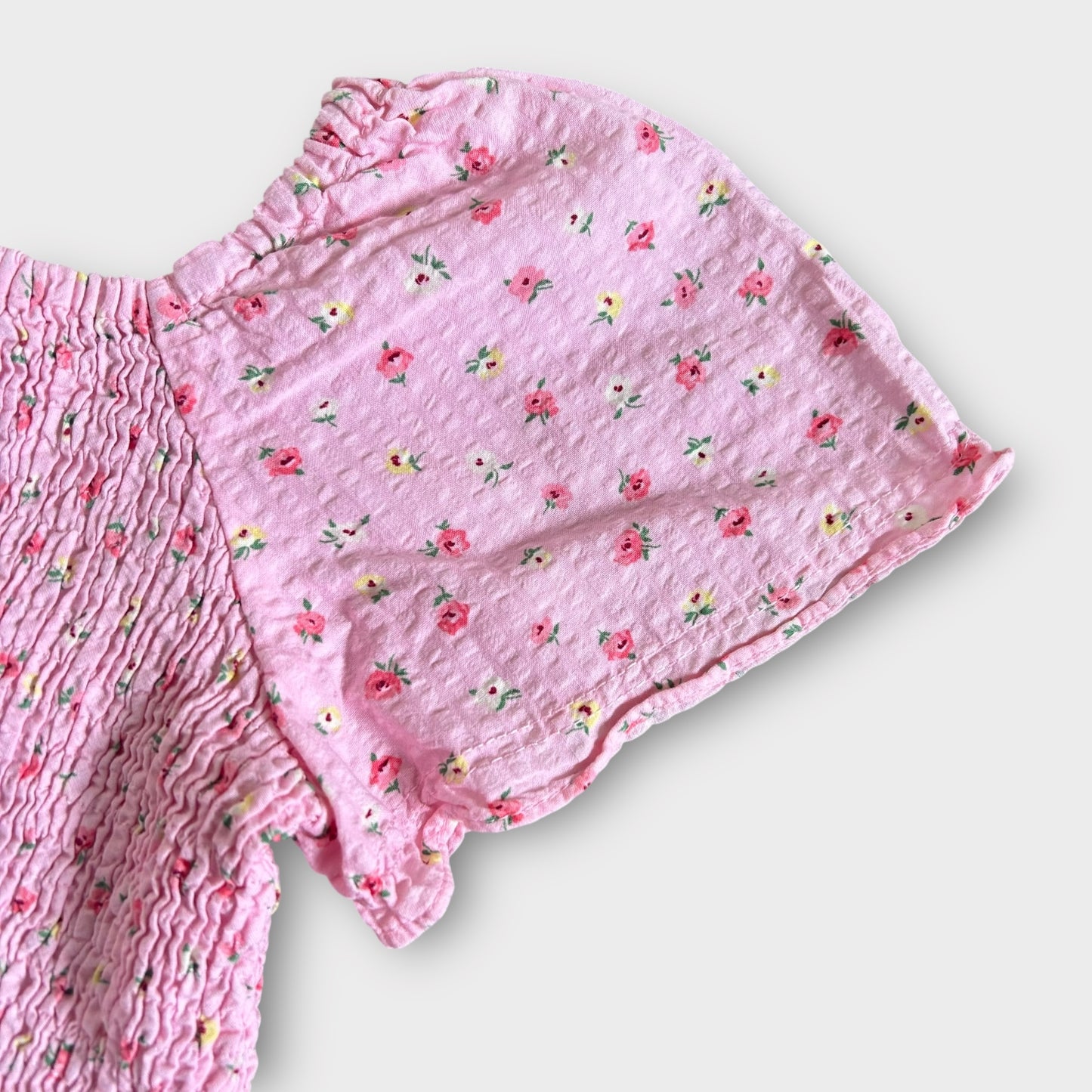 5-6 Years Zara Pink Floral Shirt Top