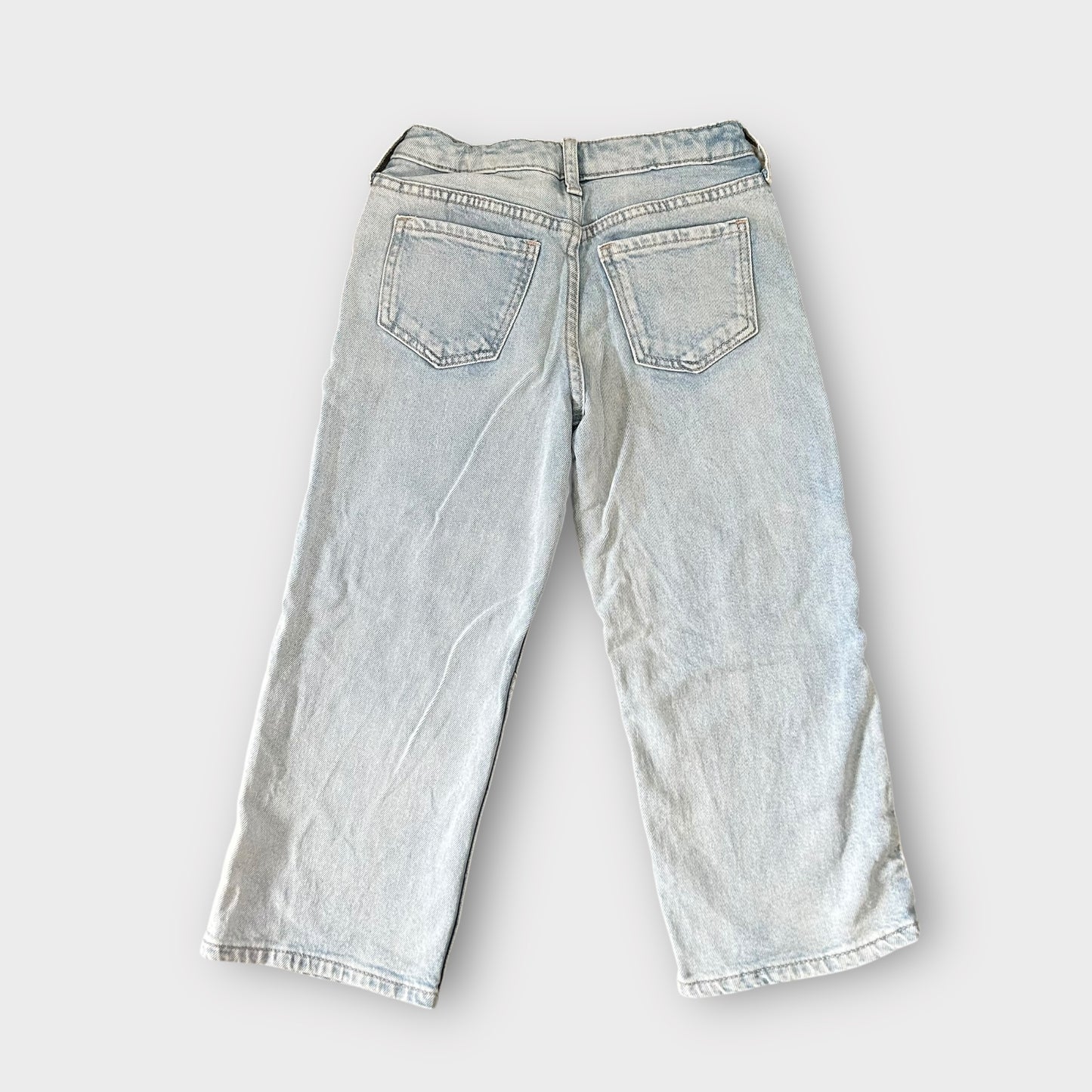 3-4 Years H&M Blue Heart Knee Patch Mom Jeans