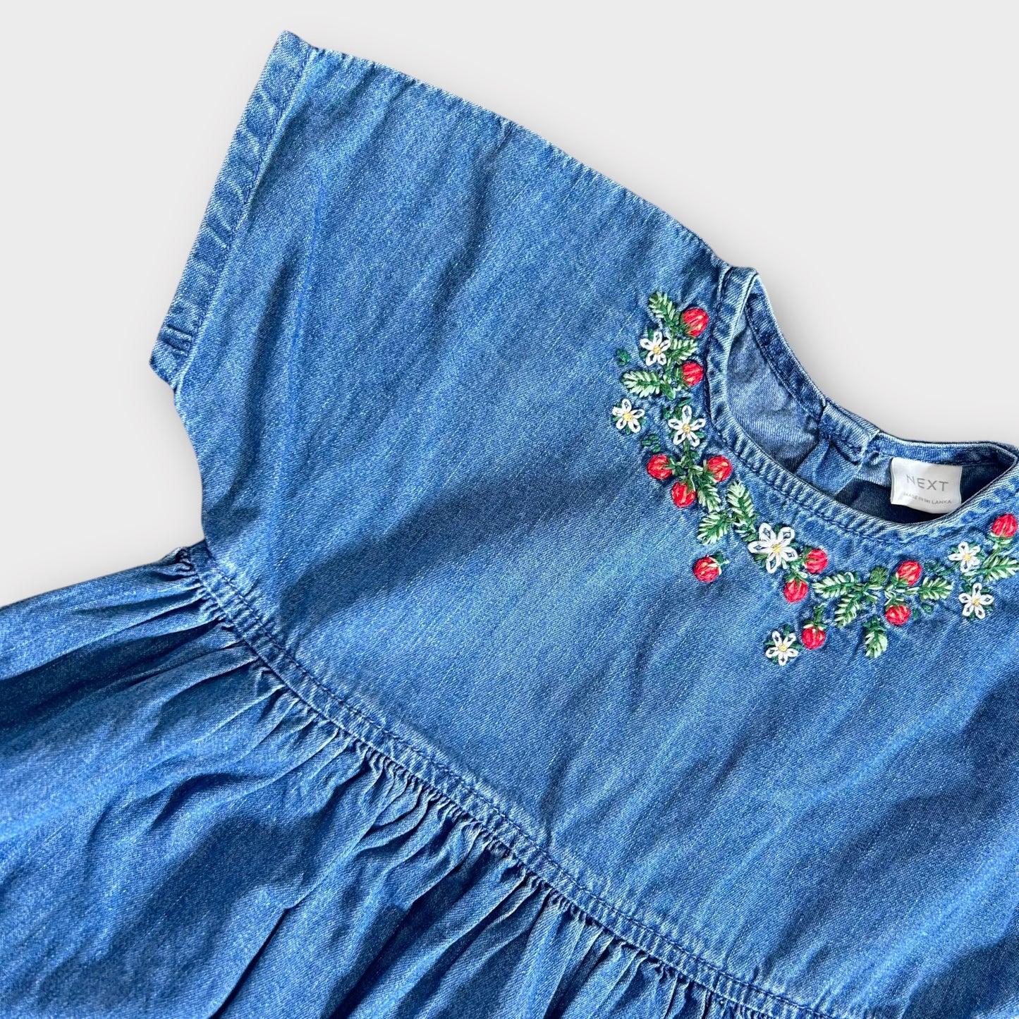 2-3 Years Next Denim Floral Summer Dress