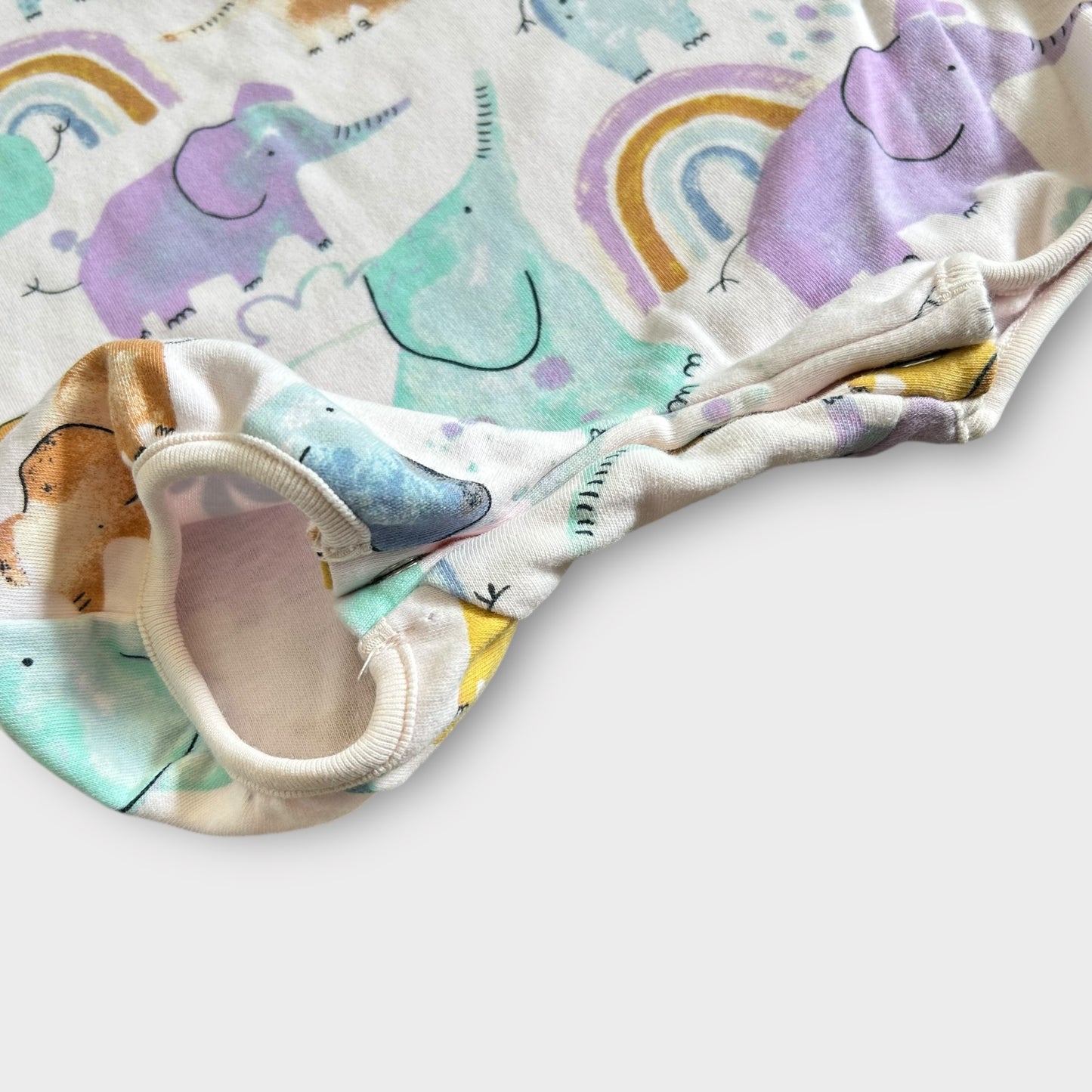 3-6 Months Next Pastel Elephants Cotton Summer Romper