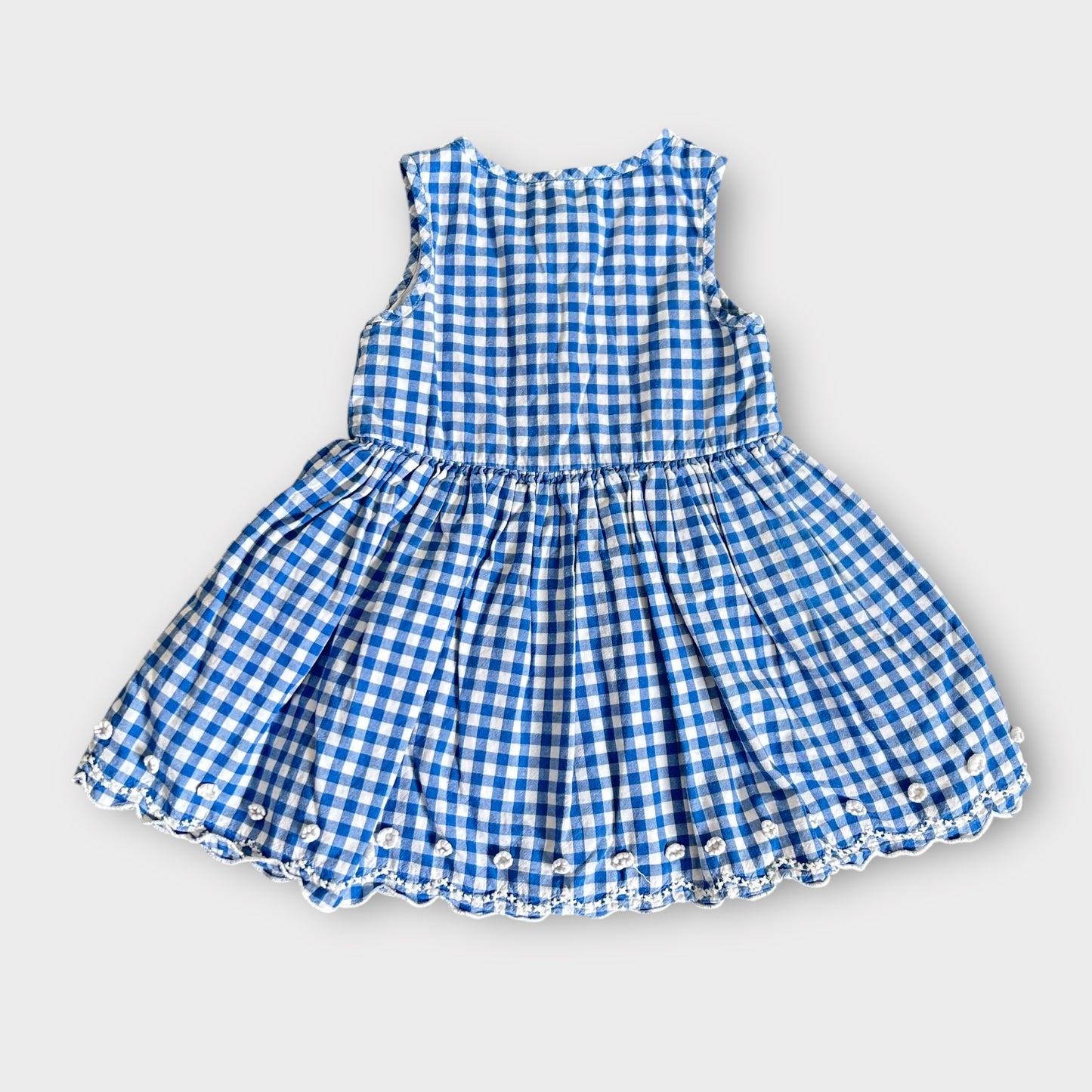 12-18 Months Next Blue Gingham Checkered Summer Dress