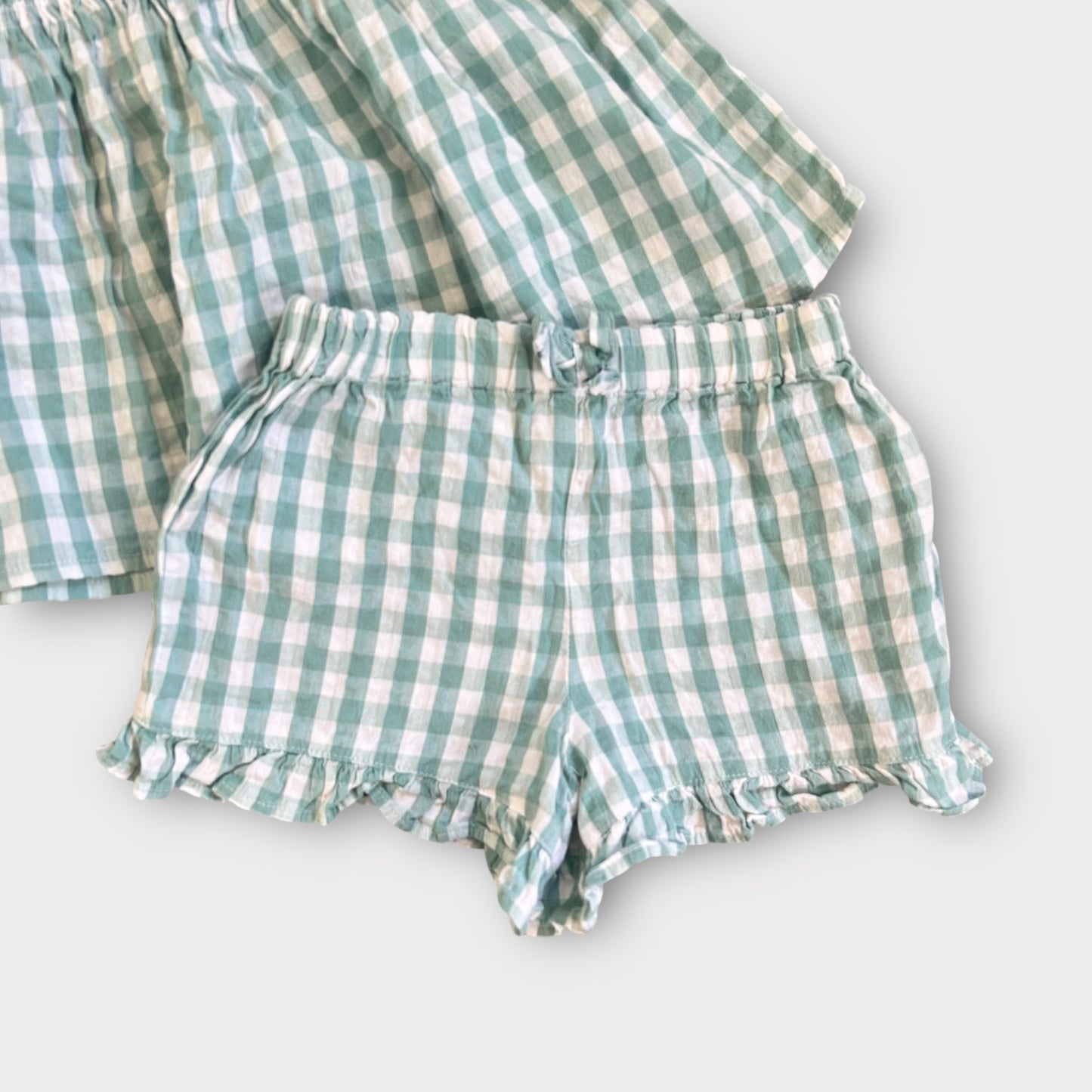 18-24 Months Matalan Green Gingham Girls Summer Co Ord Set
