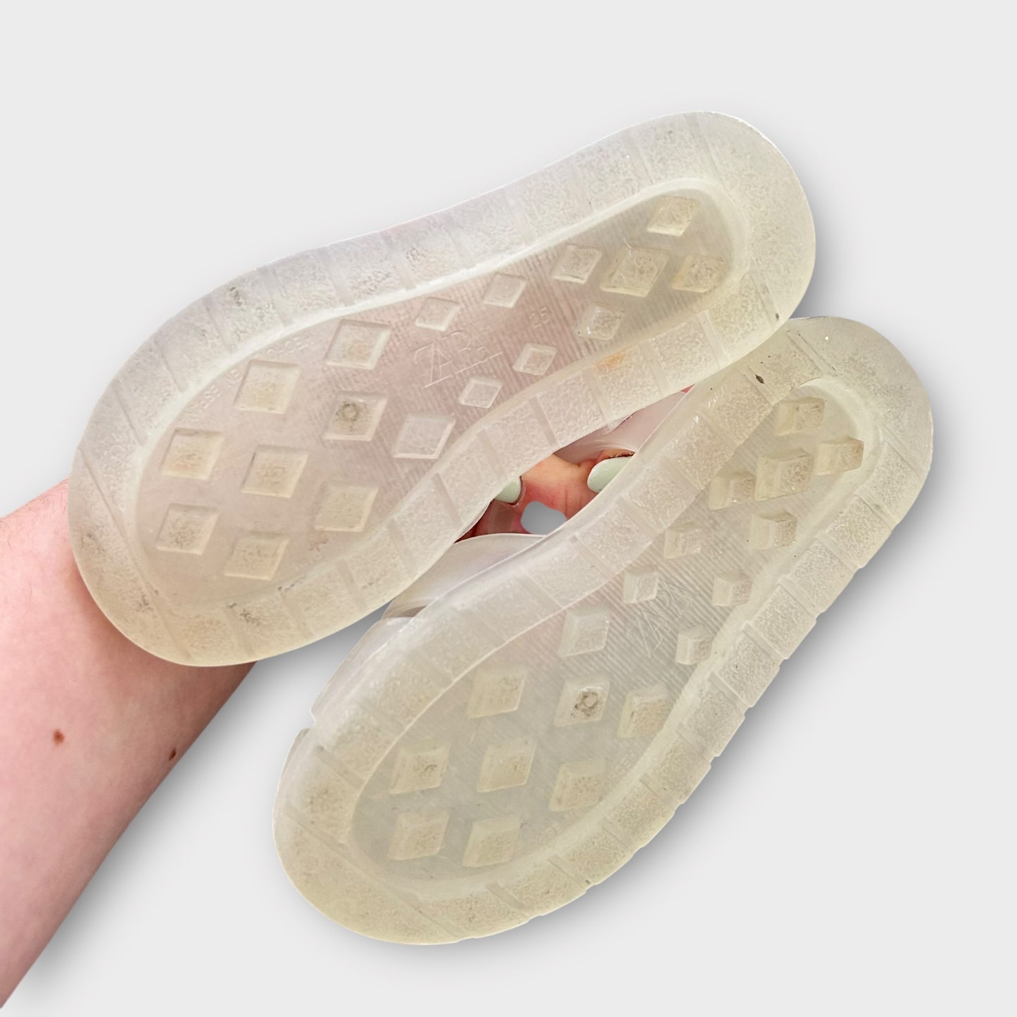 UK Infant Size 8 EU 25 Zara Clear Jelly Shoes Sandals