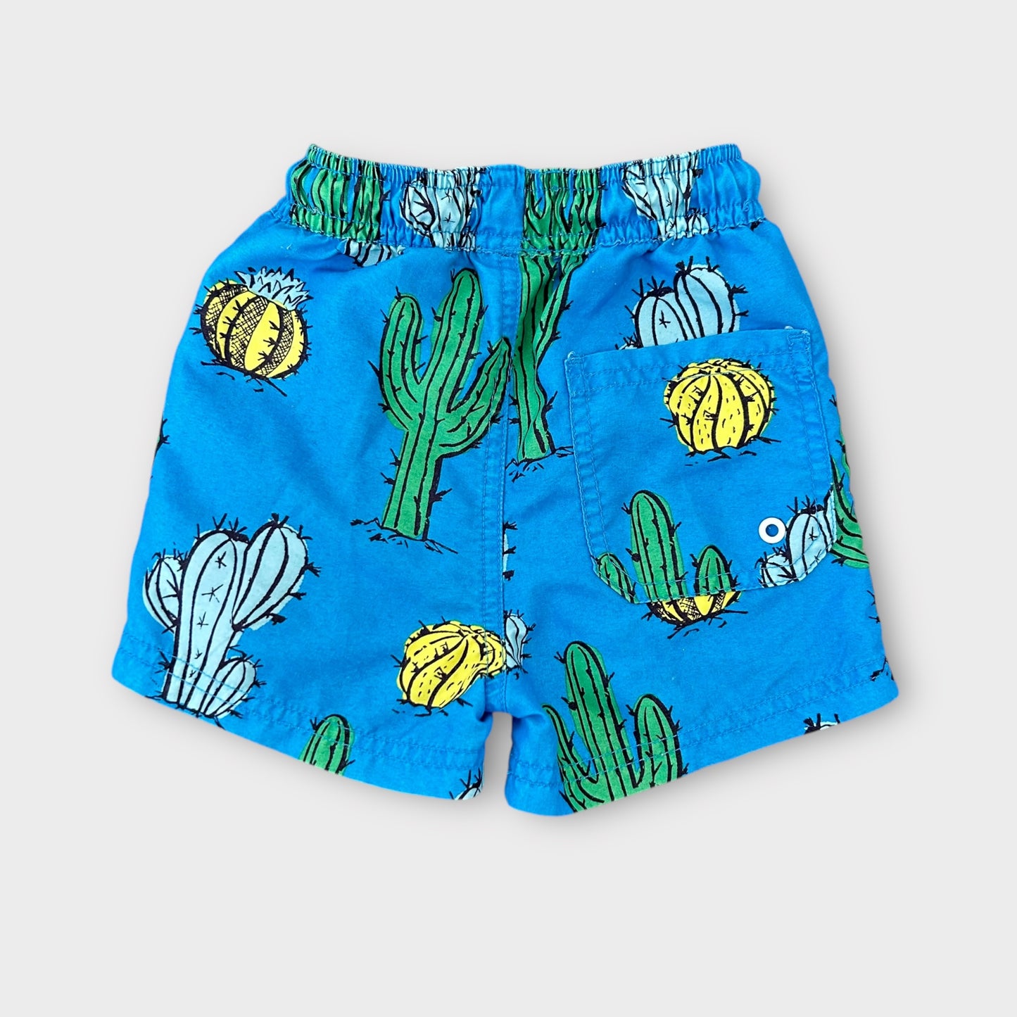 12-18 Months Next Blue Cacti Printed Swim Shorts Trunks