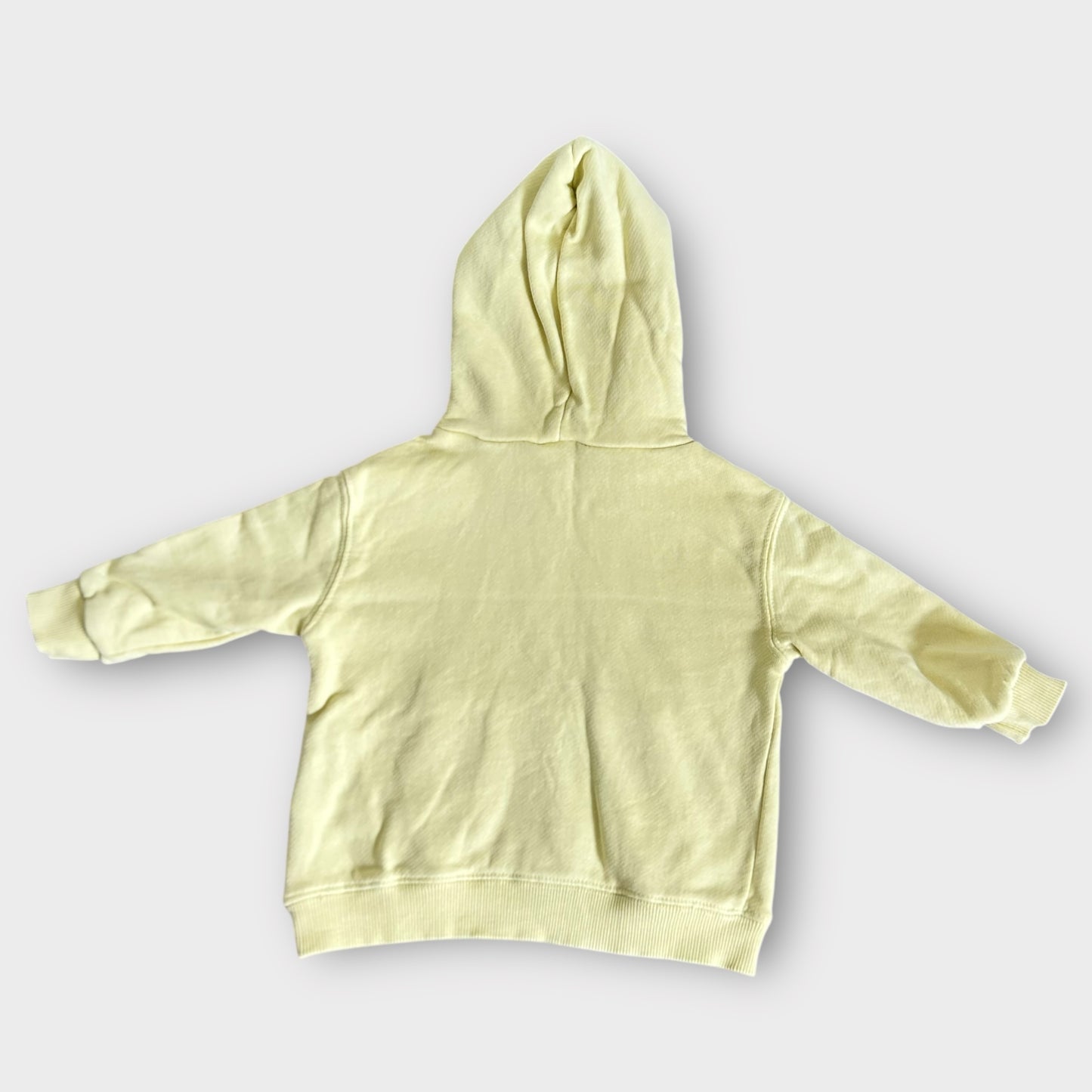 9-12 Months Zara Yellow Graphic Hooded Sweatshirt