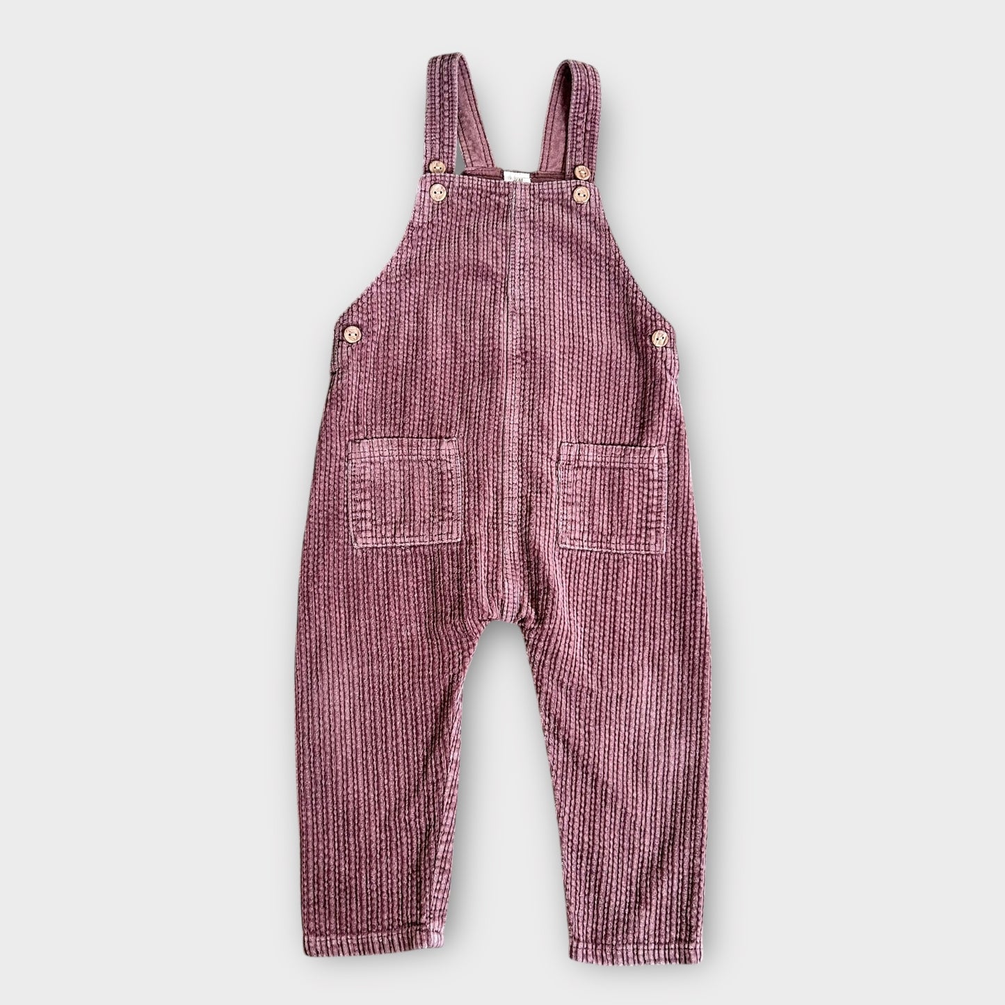 18-24 Months H&M Burgundy Brown Corduroy Dungarees Overalls