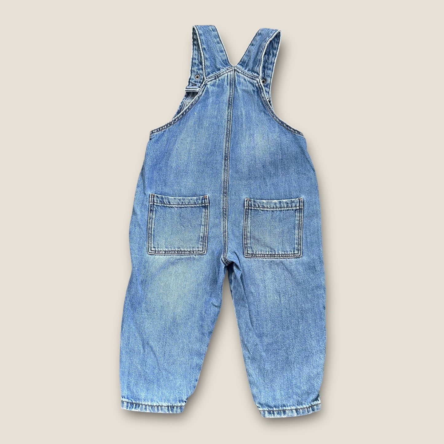 2-3 Years Zara Blue Denim Dungarees Overalls