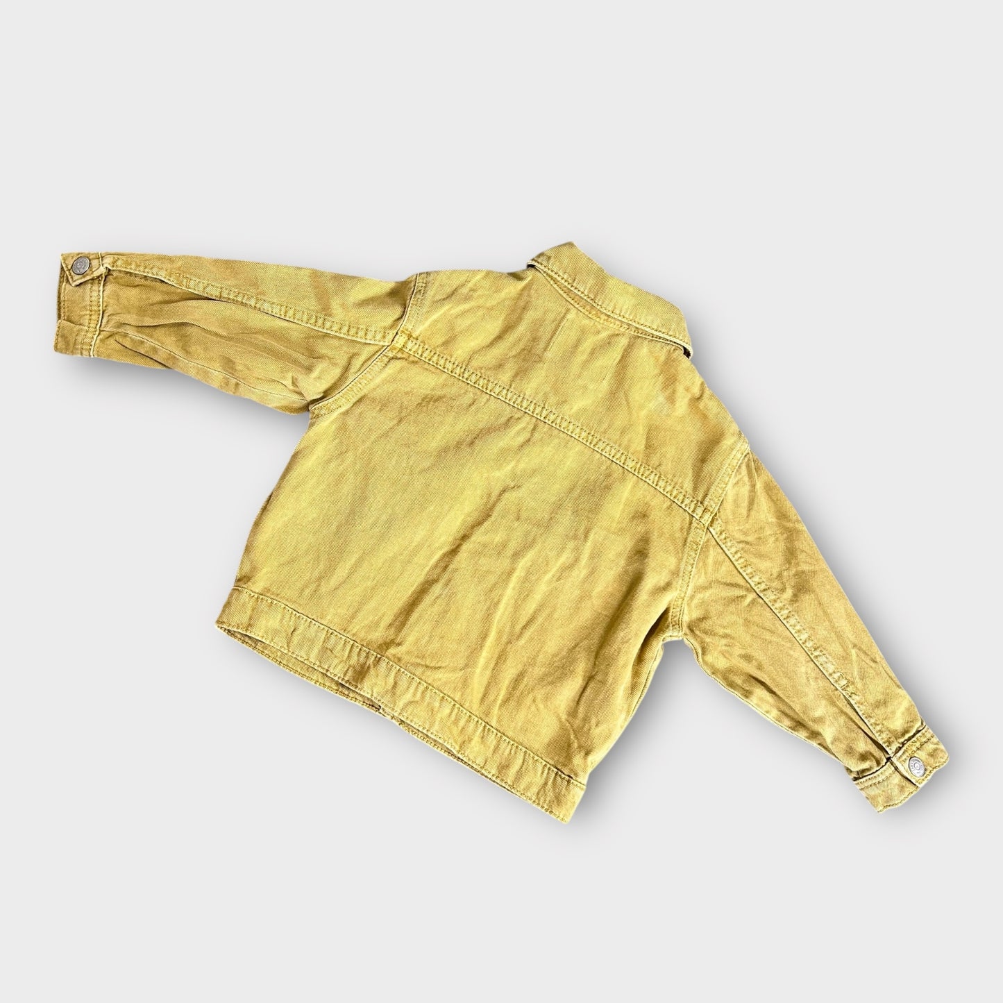 18-24 Months Zara Mustard Yellow Denim Shirt Jacket
