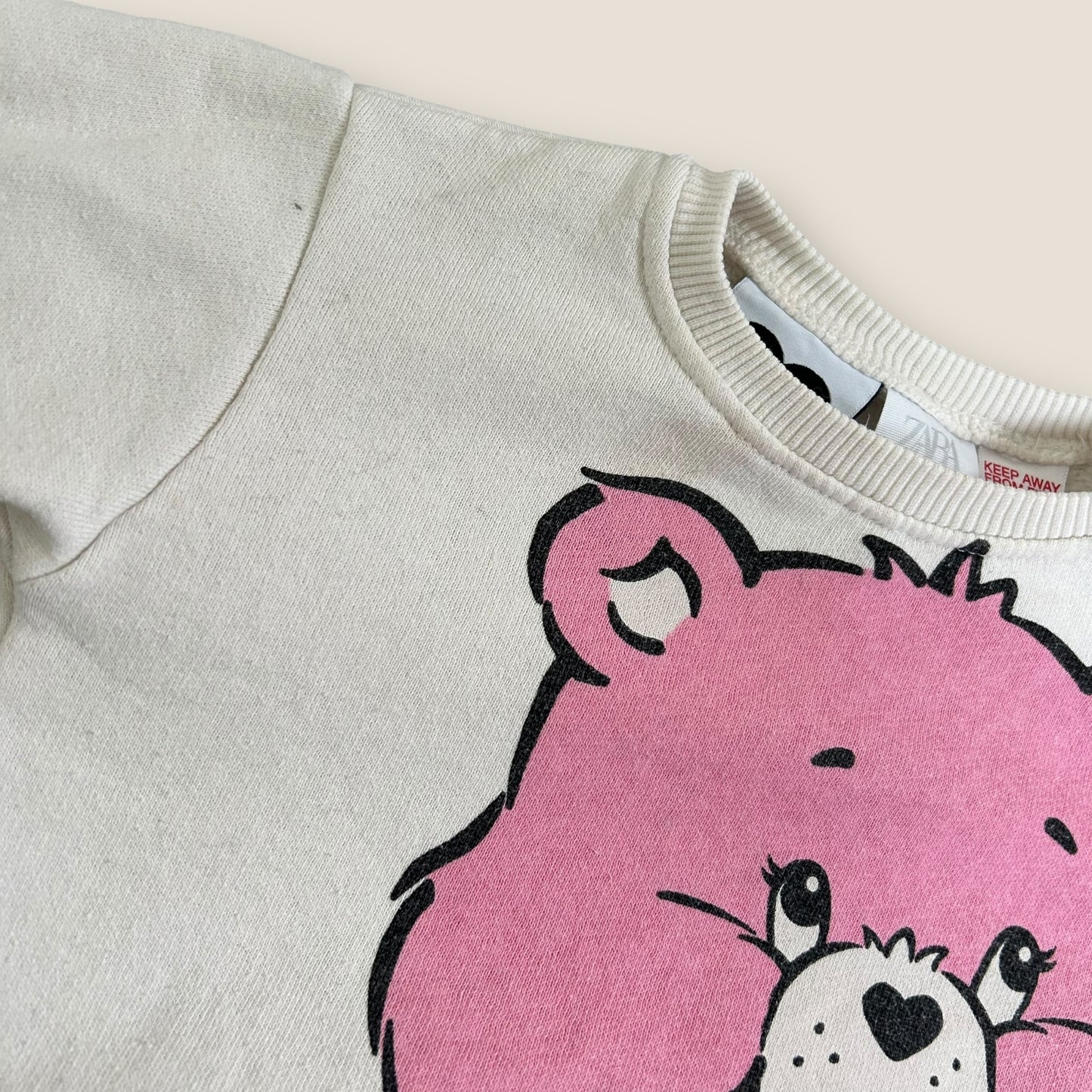 6-9 Months Zara Cream Care Bears Sweatshirt