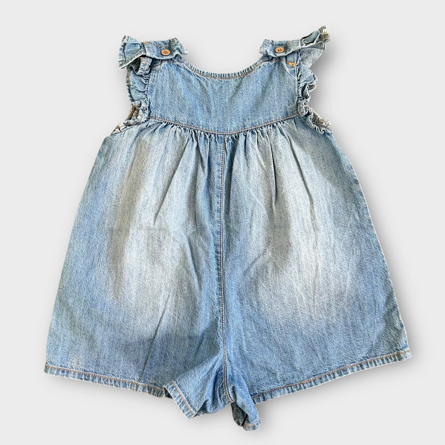 3-4 Years Next Denim Floral Summer Playsuit Romper