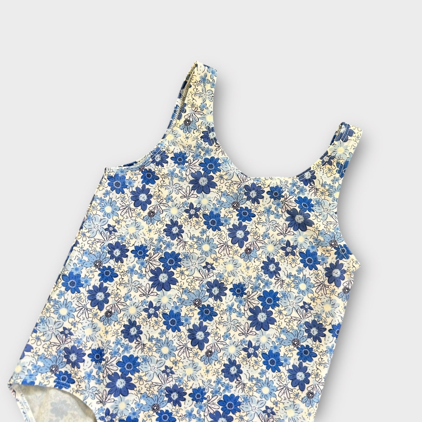 2-4 Years H&M Blue Floral Swimming Costume