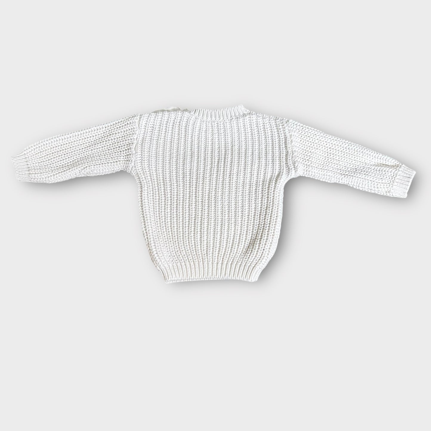 12-18 Months George Cream Pumpkin Autumn Knitted Jumper