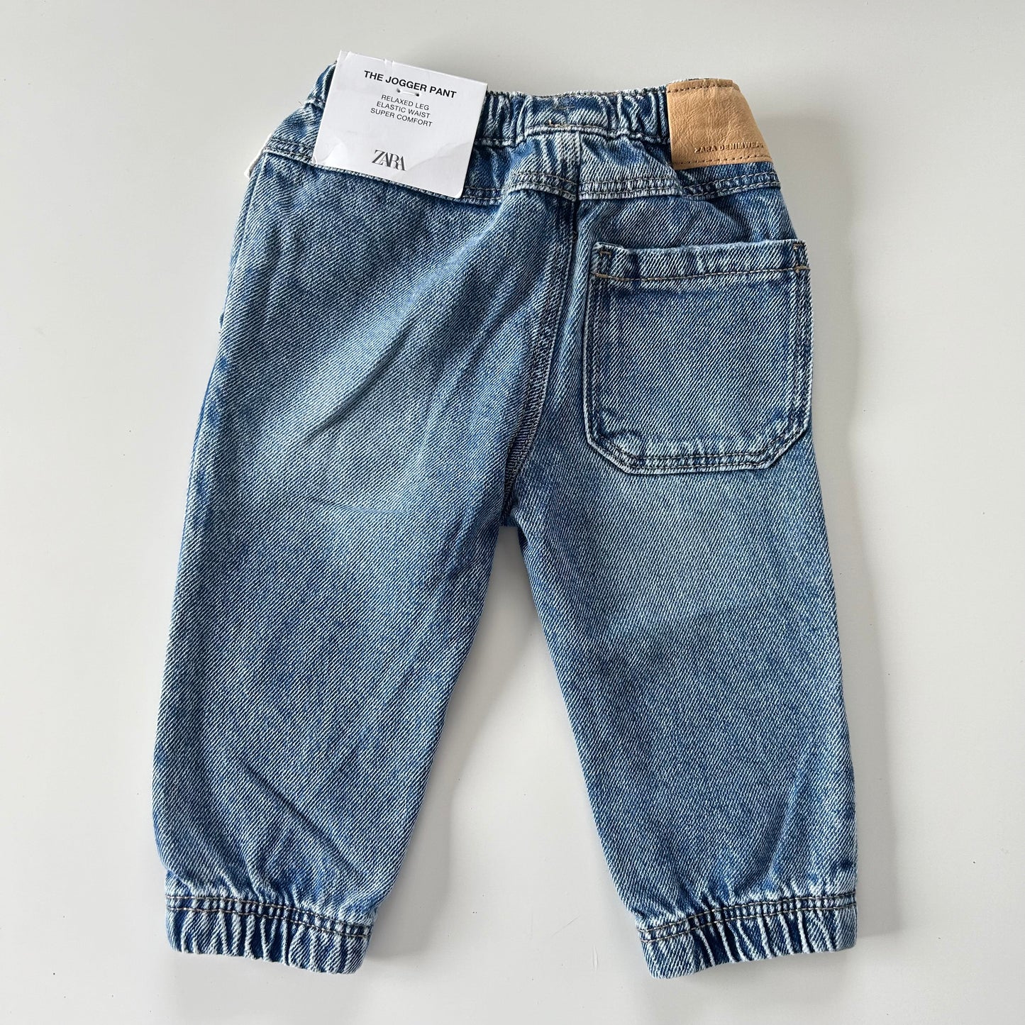 9-12 Months Zara Denim Cuffed Jeans New with tags