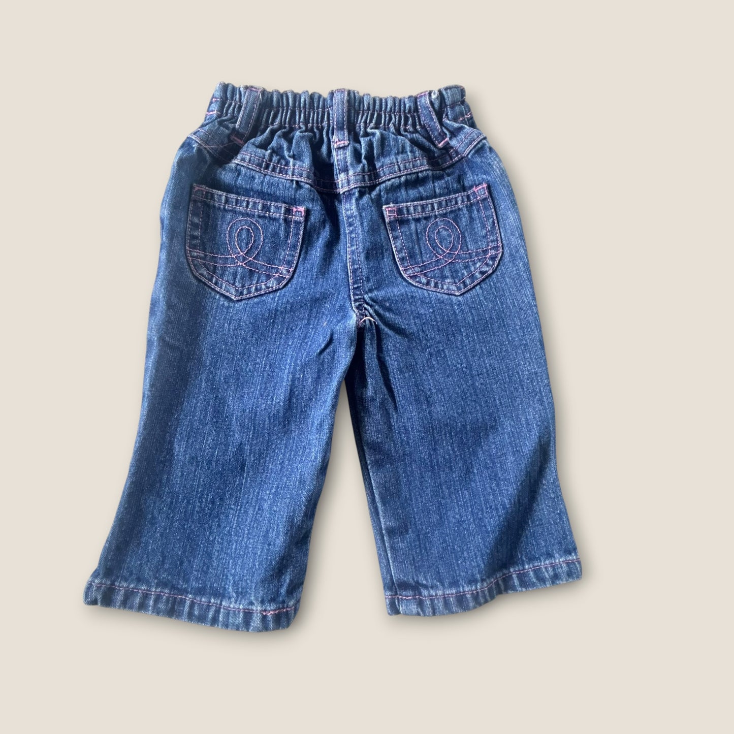3-6 Months Vintage Mothercare Blue Wide Fit Jeans