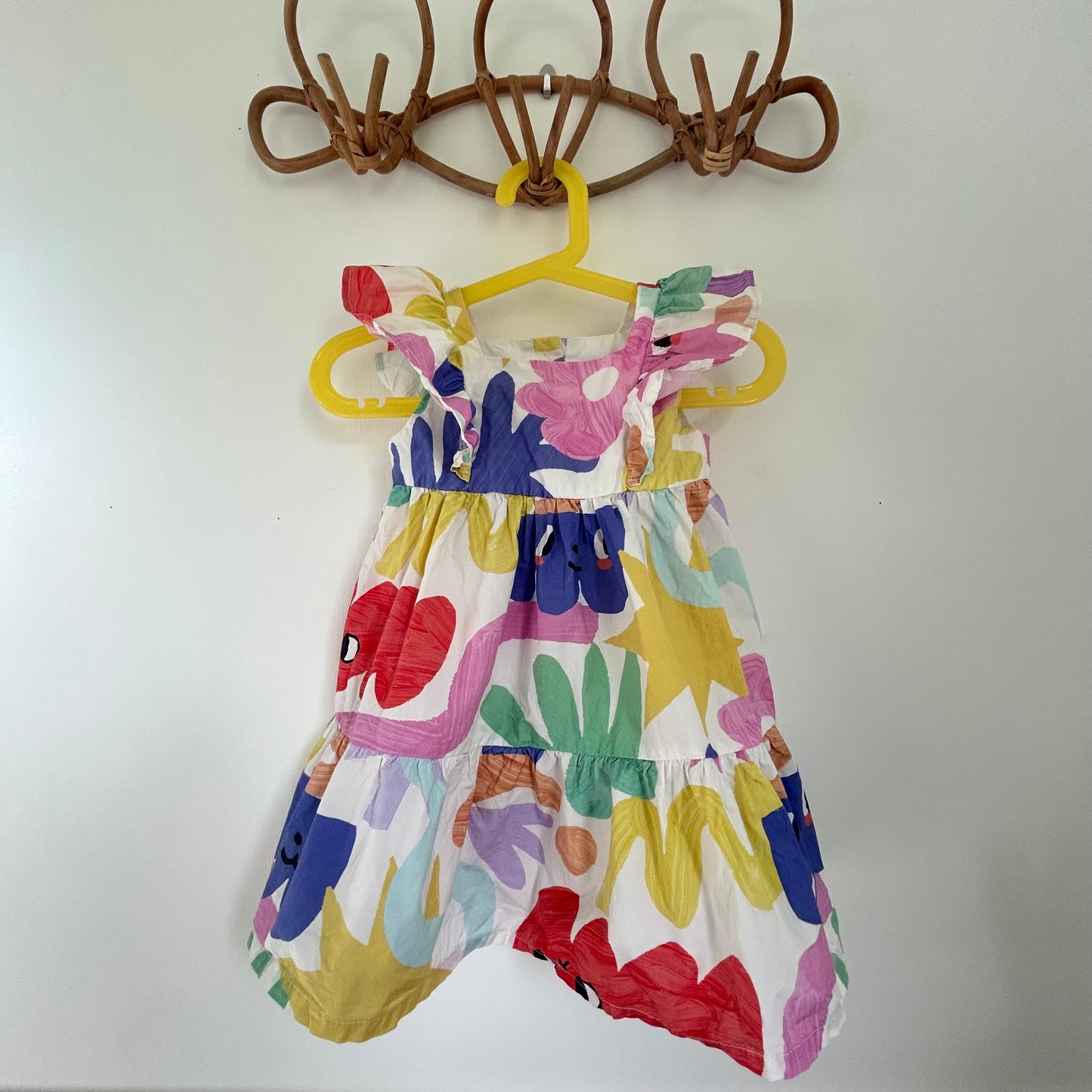 6-9 Months H&M Liunic Bright Abstract Summer Dress