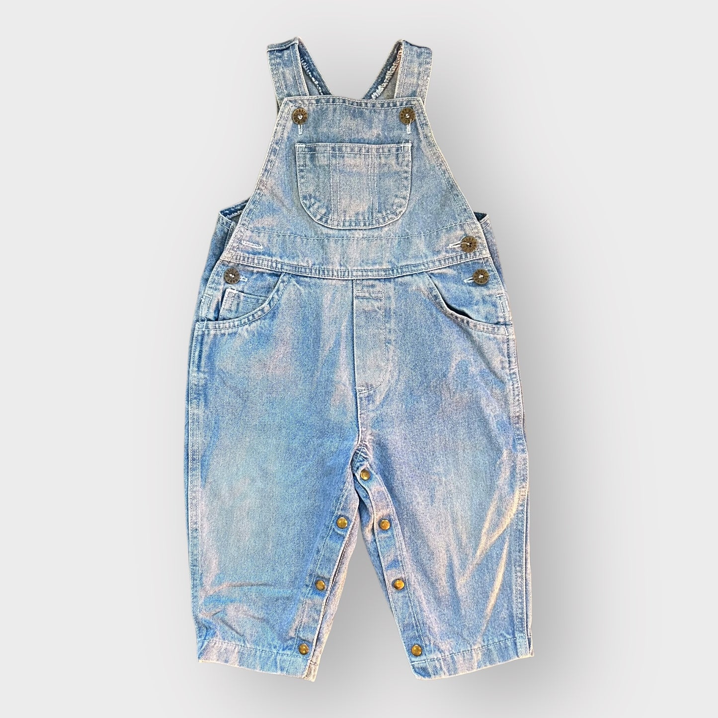 9-12 Months Vintage Adams Denim Dungarees