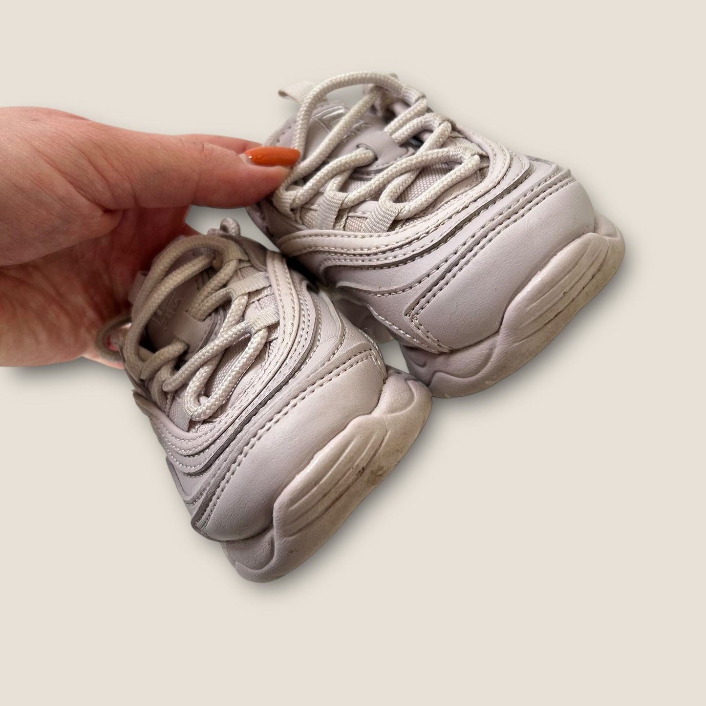 UK Infant Size 5 Fila Lilac Purple Chunky Trainers