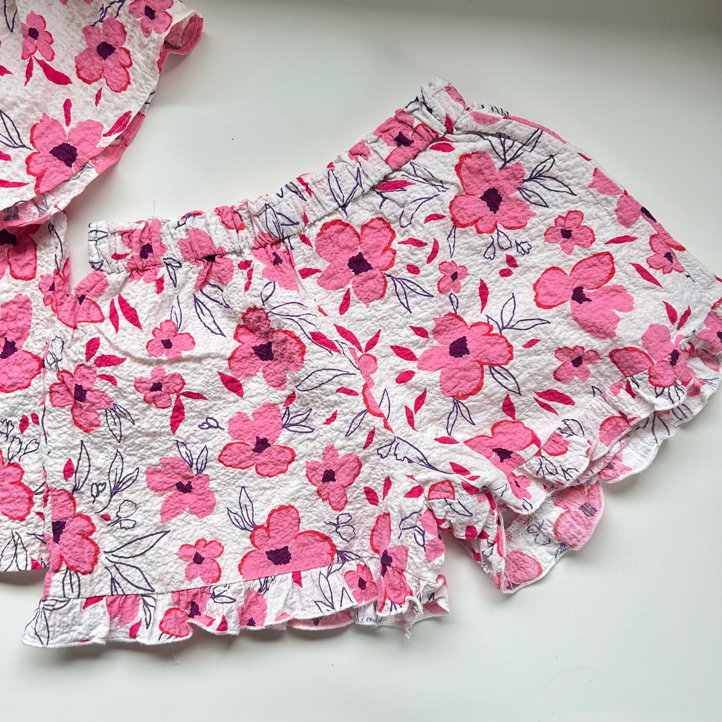 4-6 Years Zara Pink Floral Summer Co-ord Two Piece Set