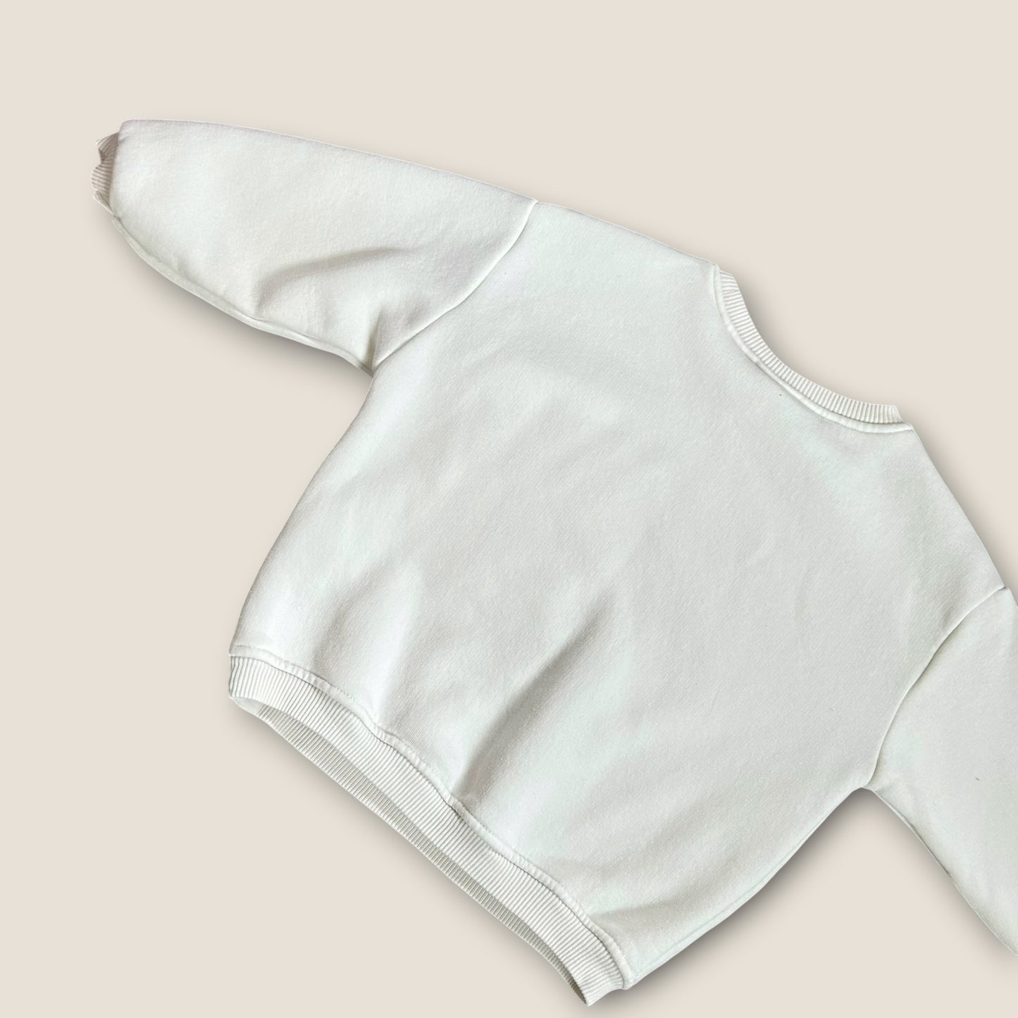 18-24 Months Zara Cream Crochet Sweatshirt and Flared Leggings Co ord Set