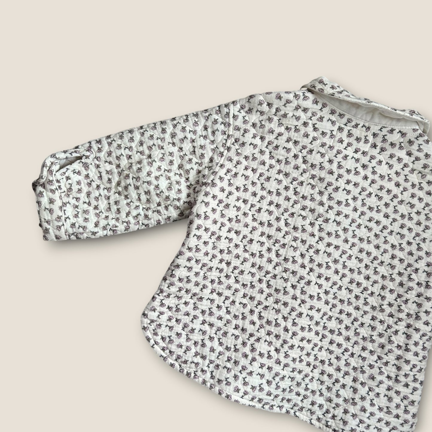 3-4 Years Zara Cream Floral Overshirt Shacket