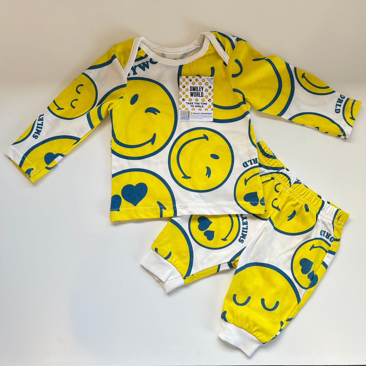 First Size / Newborn George X Smiley World Set Outfit NEW