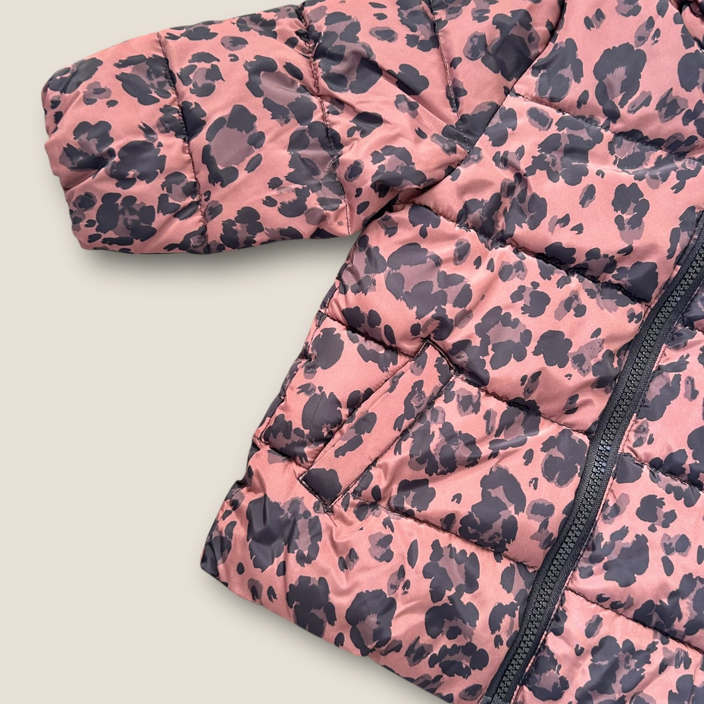 12-18 Months Next Brown Leopard Print Puffer Coat