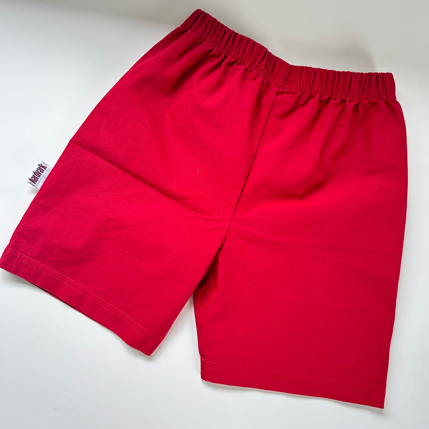 12-18 Months Vintage Red 90s style Shorts