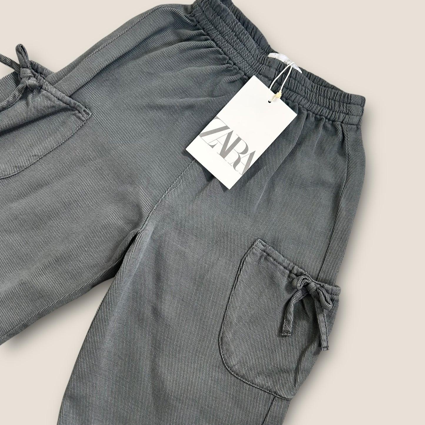 12-18 Months Zara Charcoal Wide Leg Lyocell Trousers
