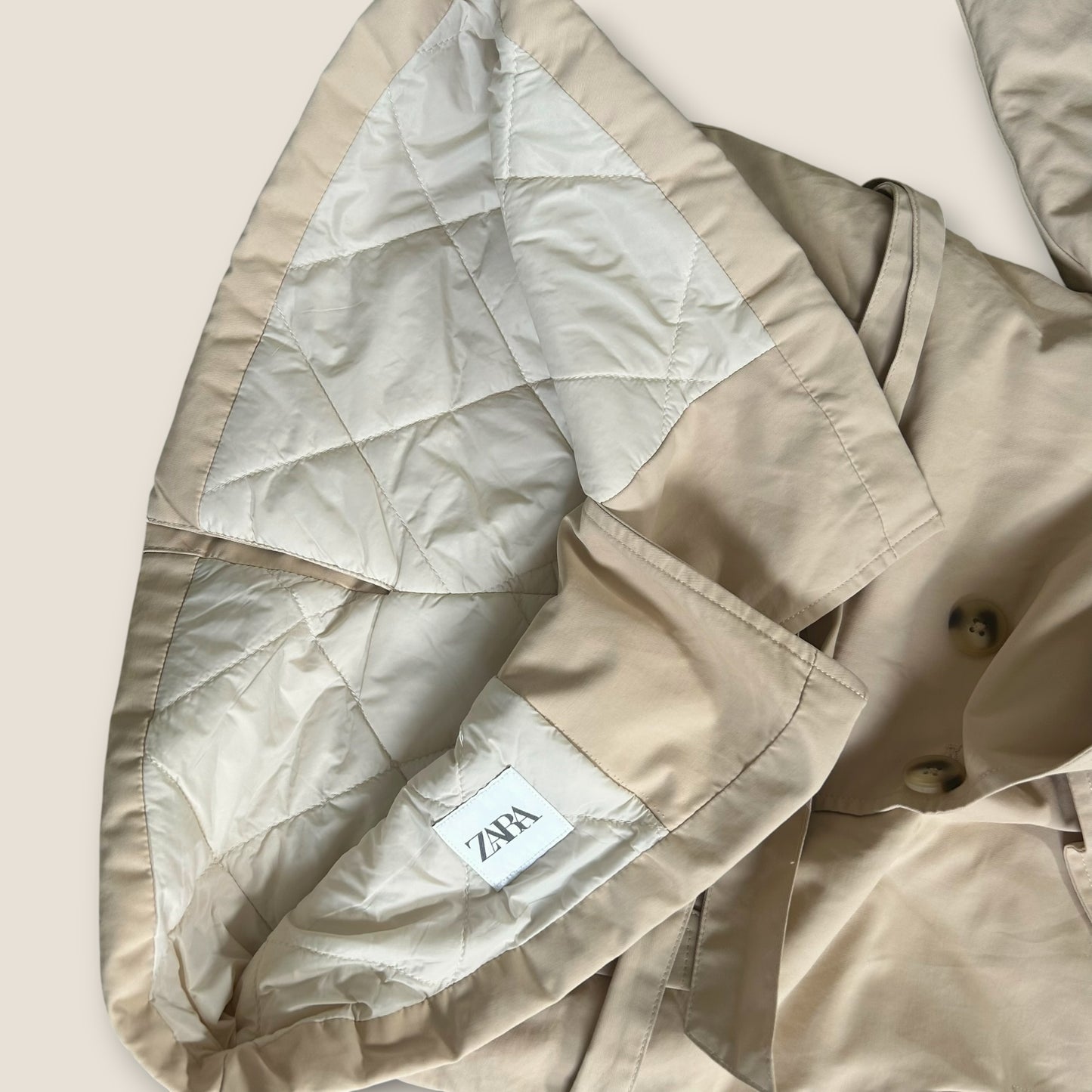 4-5 Years Zara Beige Trench Coat Mac Jacket