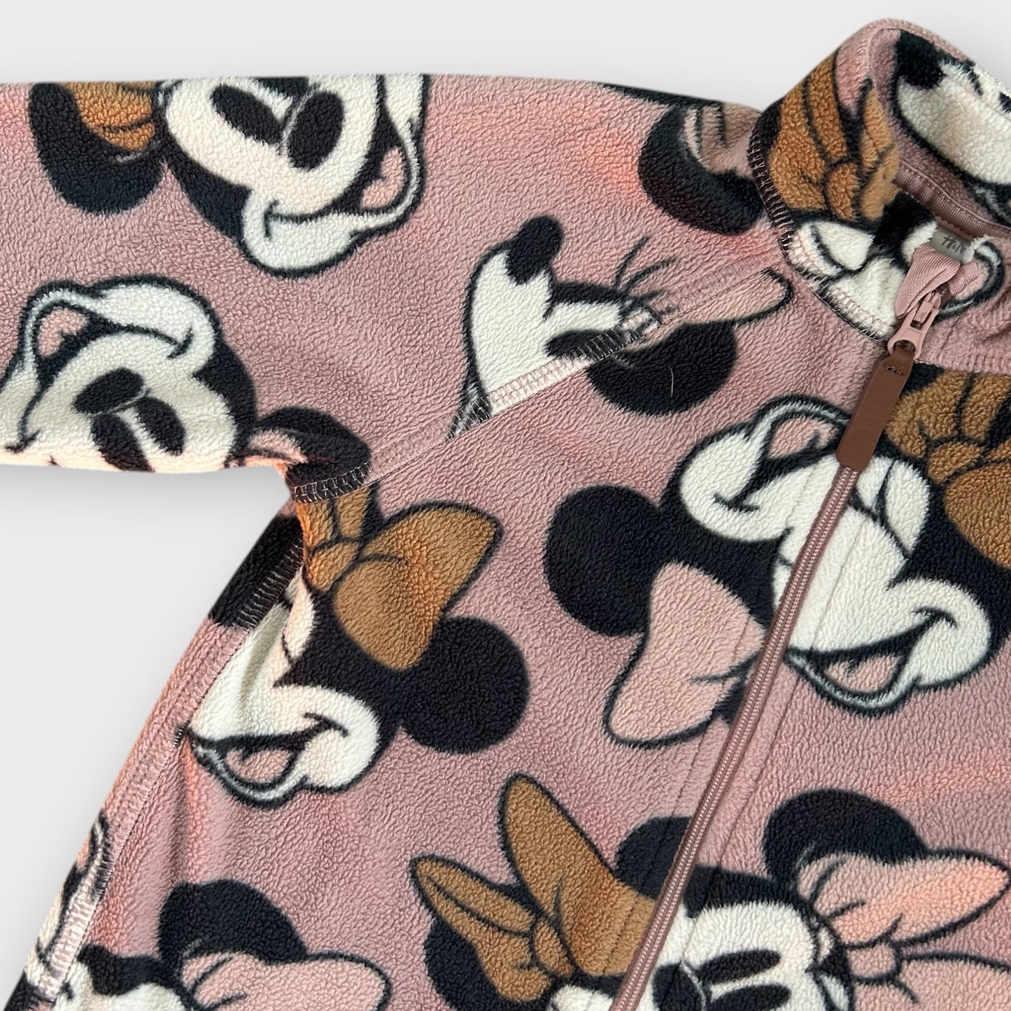 12-18 Months H&M X Disney Minnie Mouse Fleece All in One Suit