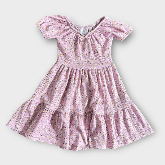 5-6 Years Zara Lilac Floral Summer Dress