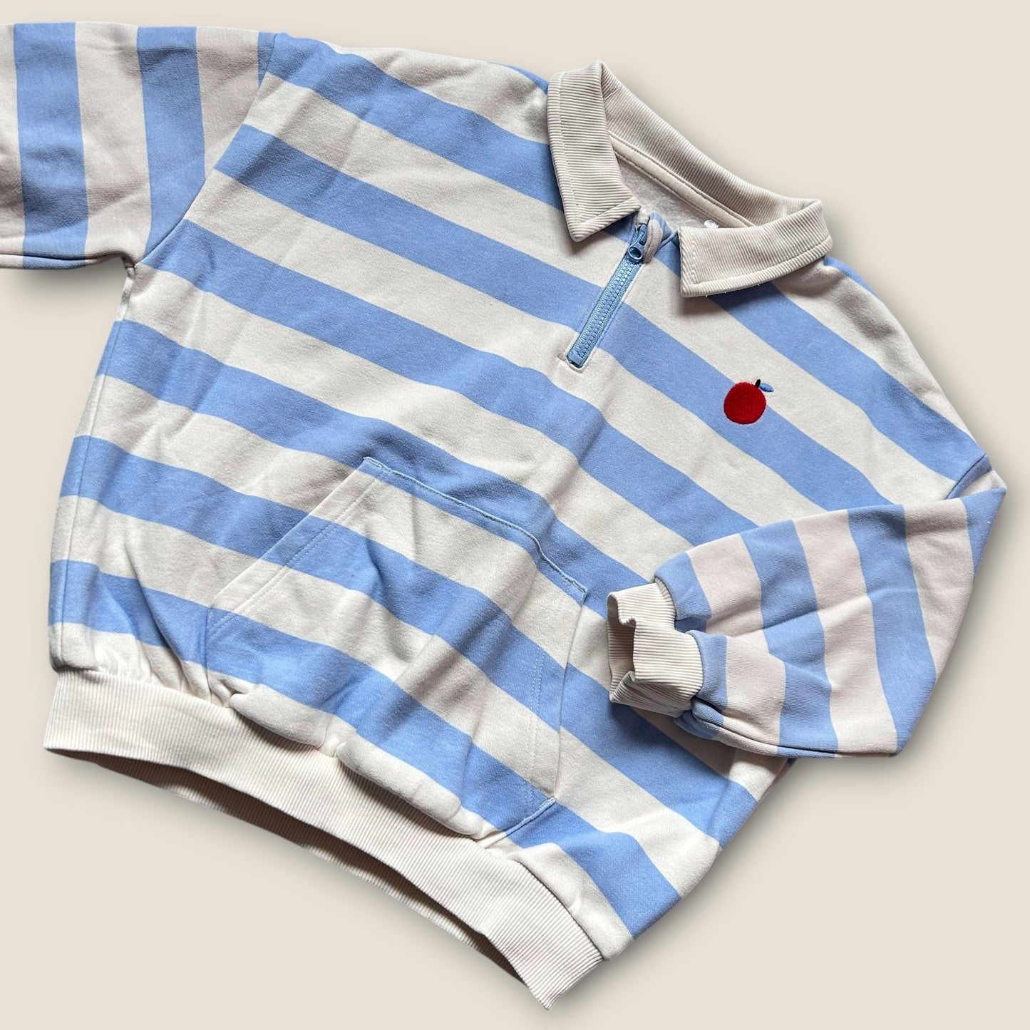 4-5 Years George Blue Striped Rugby Sweatshirt Top