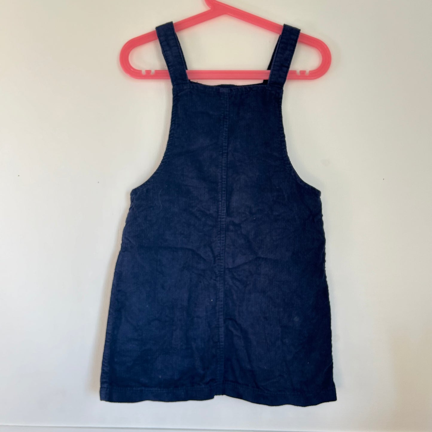 6-7 Years F&F Navy Floral Dungaree Dress