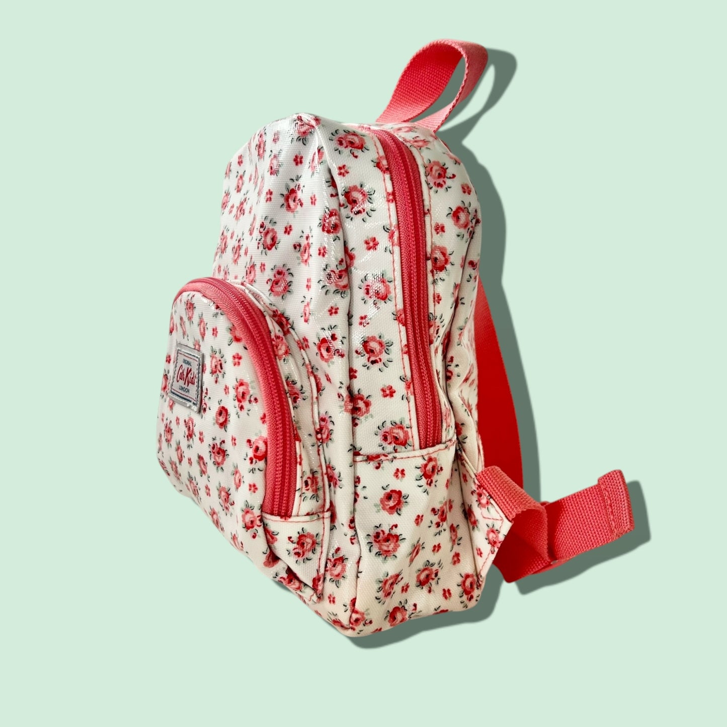 Cath Kidston Mini Pink Olicloth Floral Backpack