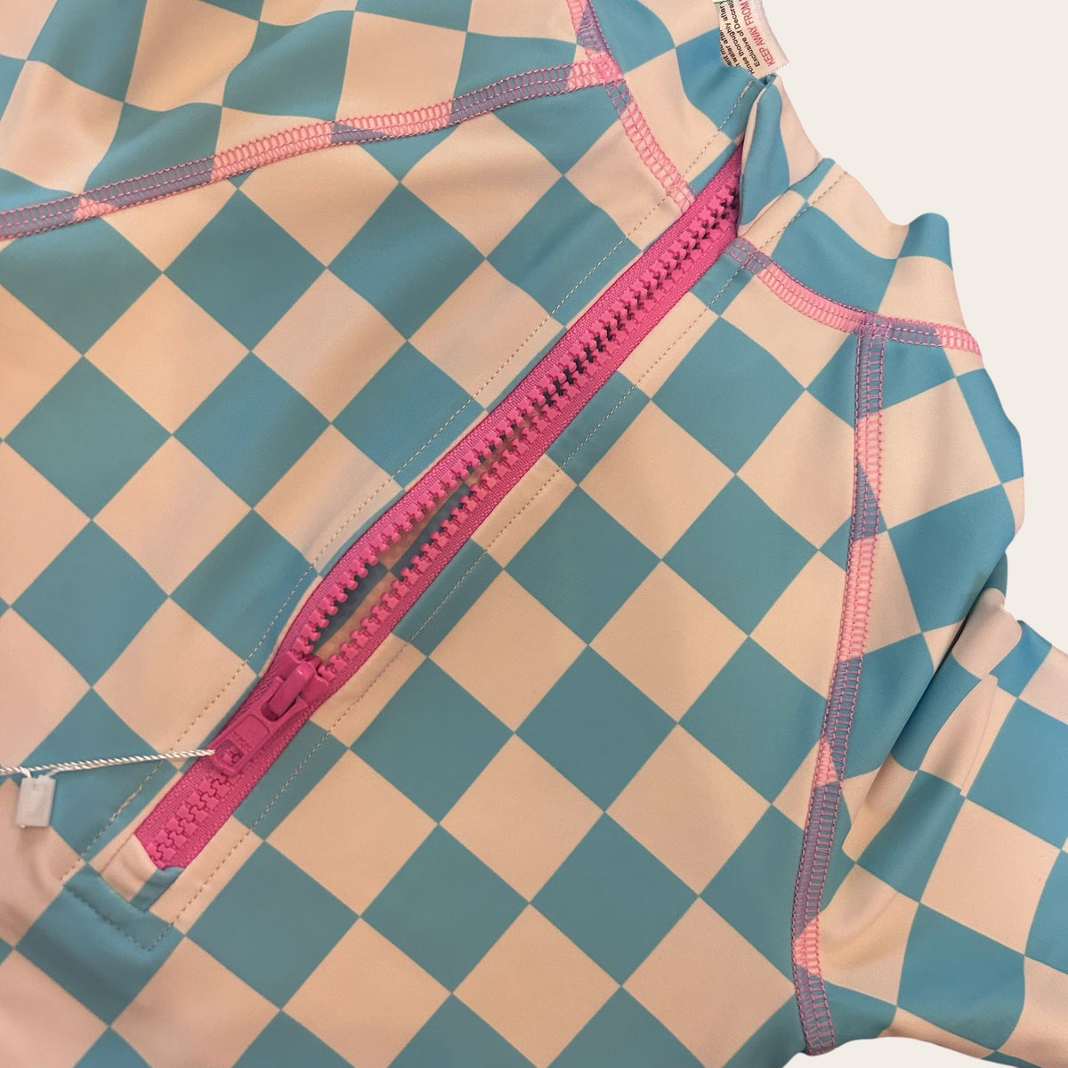 1.5-2 Years Next Blue Ice Cream Checkerboard Swimsuit