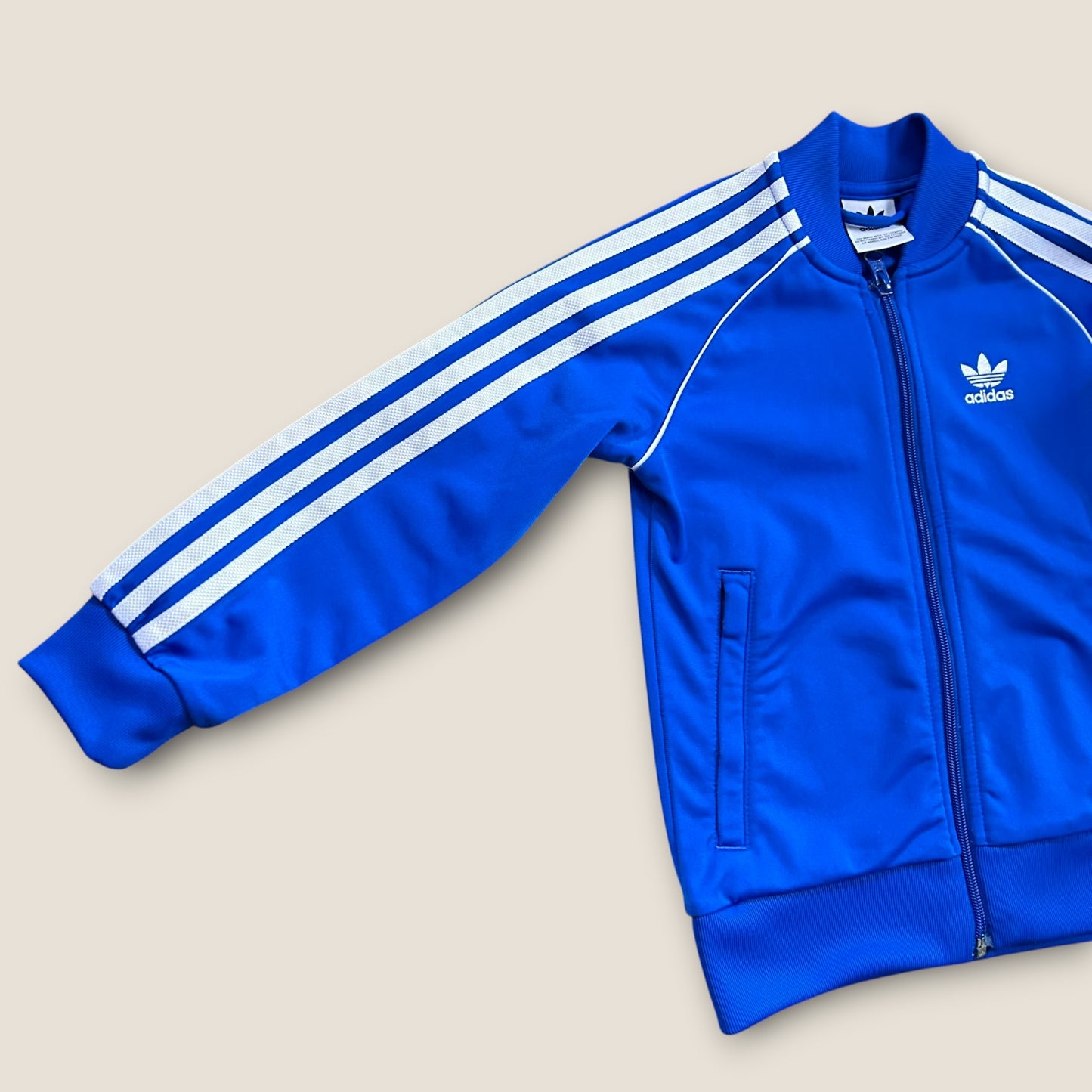 4-5 Years Adidas Originals Blue Zip Jacket
