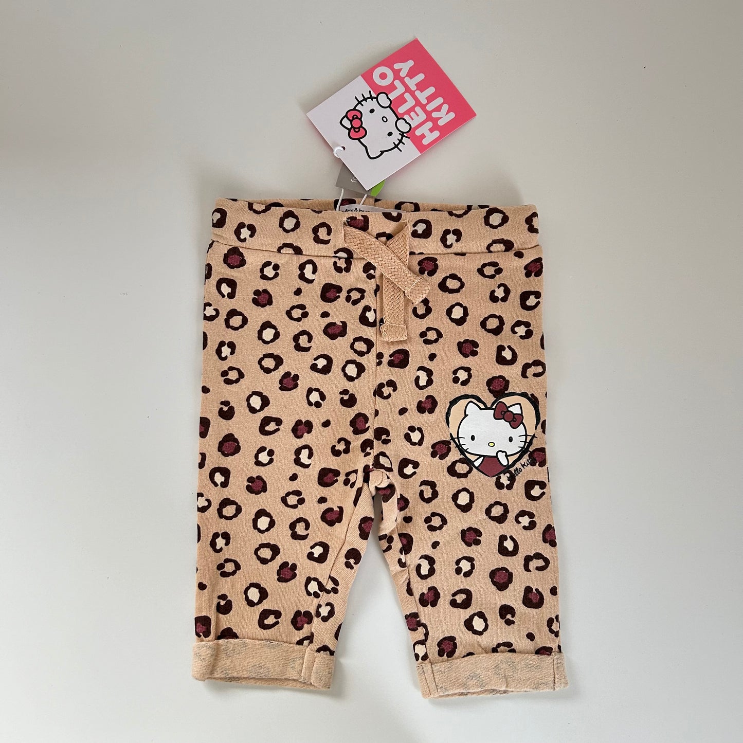 3-6 Months Hello Kitty Leopard print leggings New