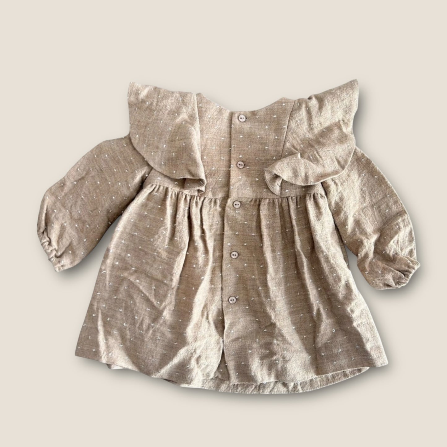 6-9 Months Zara Brown Sparkle Christmas Party Dress New