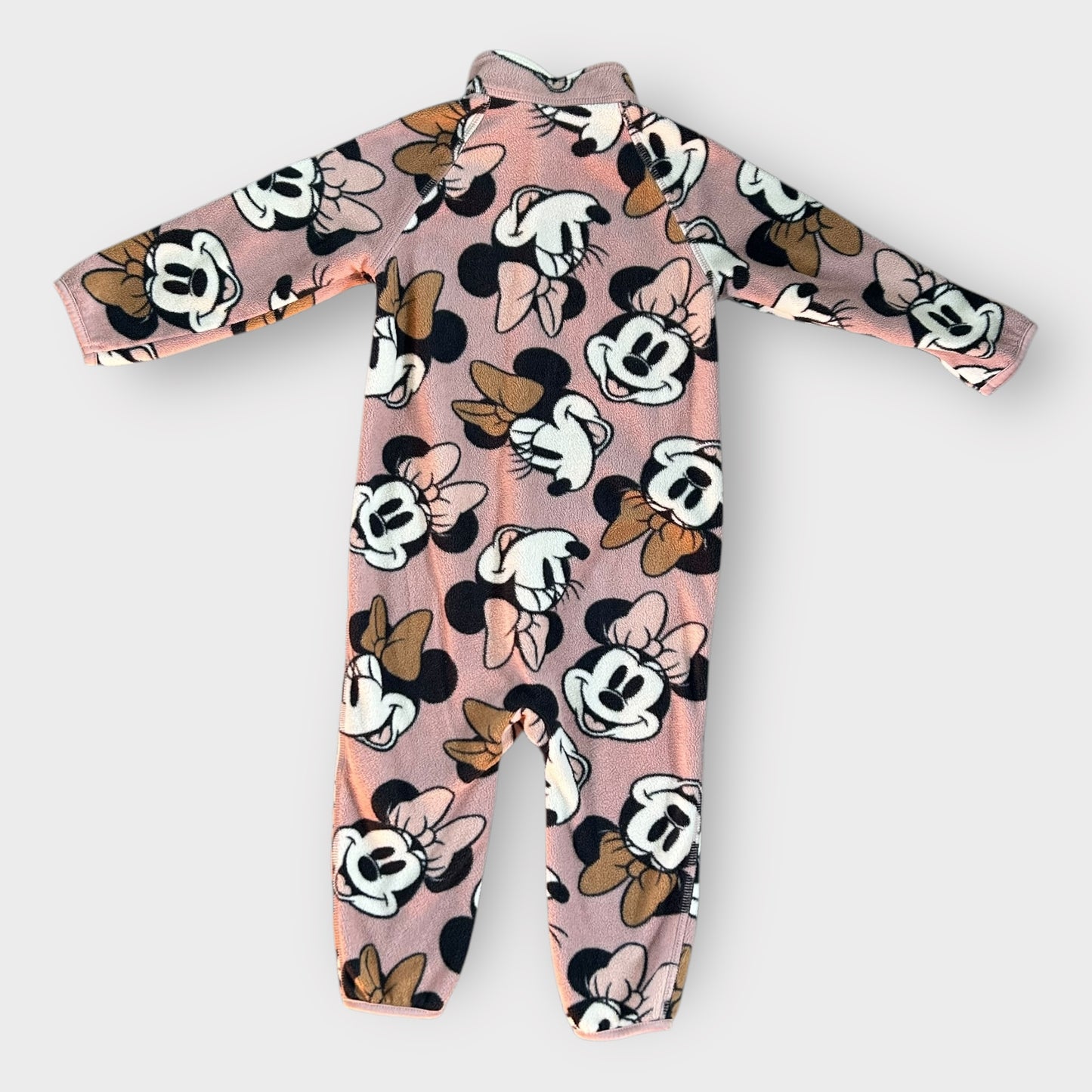 12-18 Months H&M X Disney Minnie Mouse Fleece All in One Suit