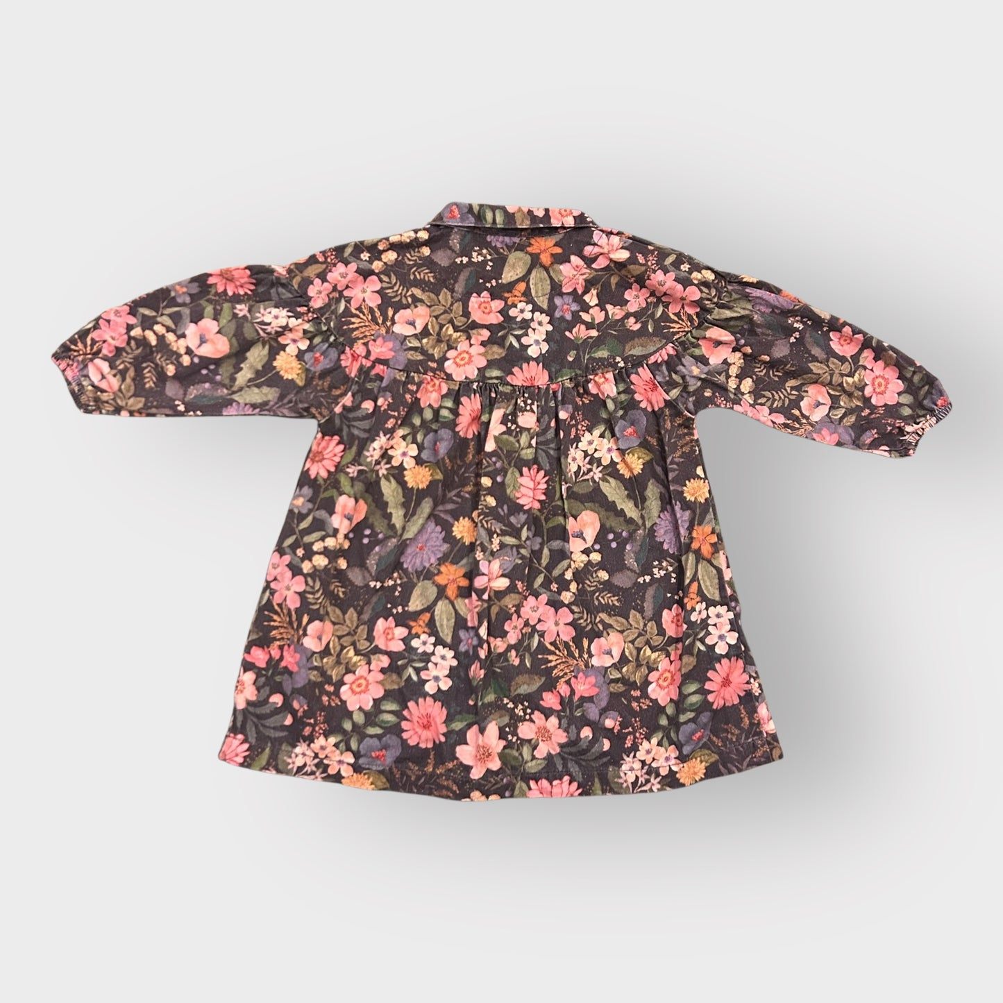 2-3 Years Next Brown Vintage Floral Shirt Dress