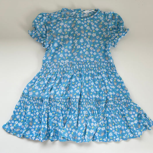 2-3 Years M&S Blue Ditsy Floral dress