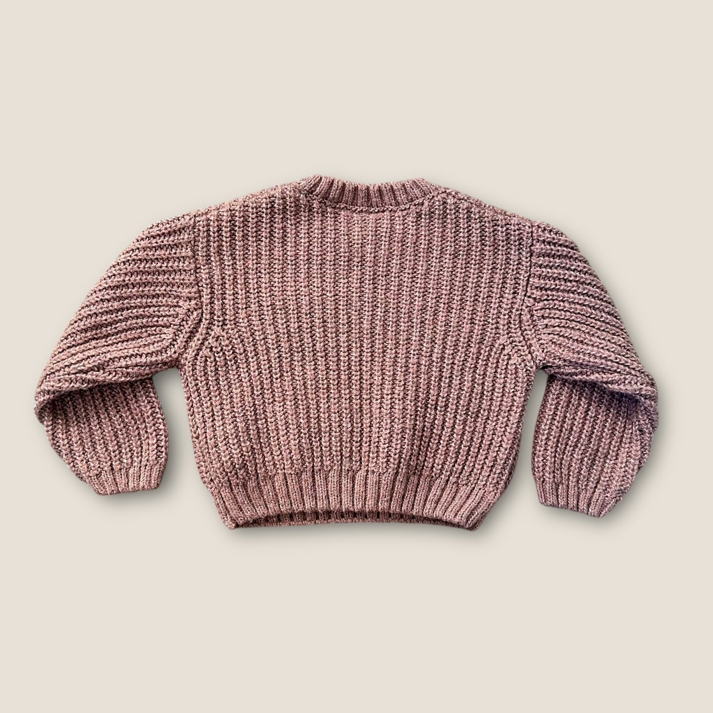 18-24 Months Zara Brown Floral Knitted Jumper