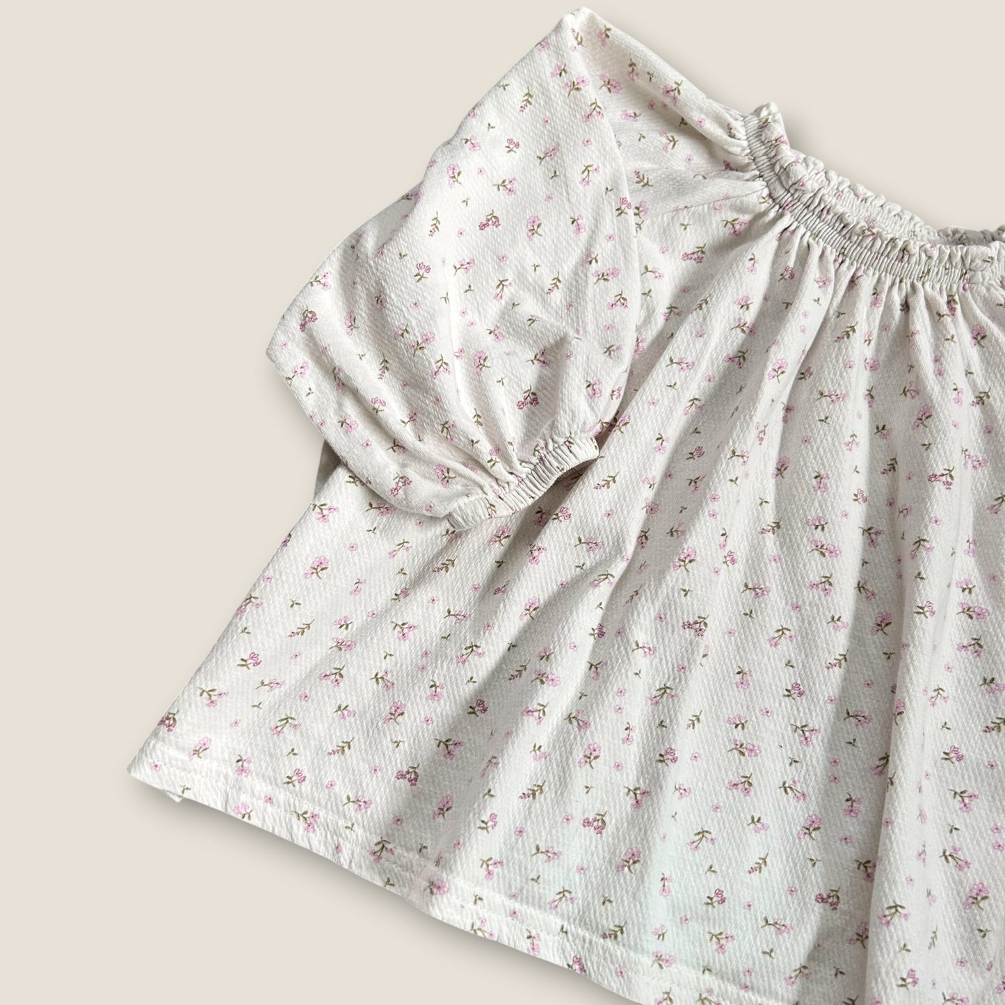 12-18 Months Next Beige and Pink Floral Top