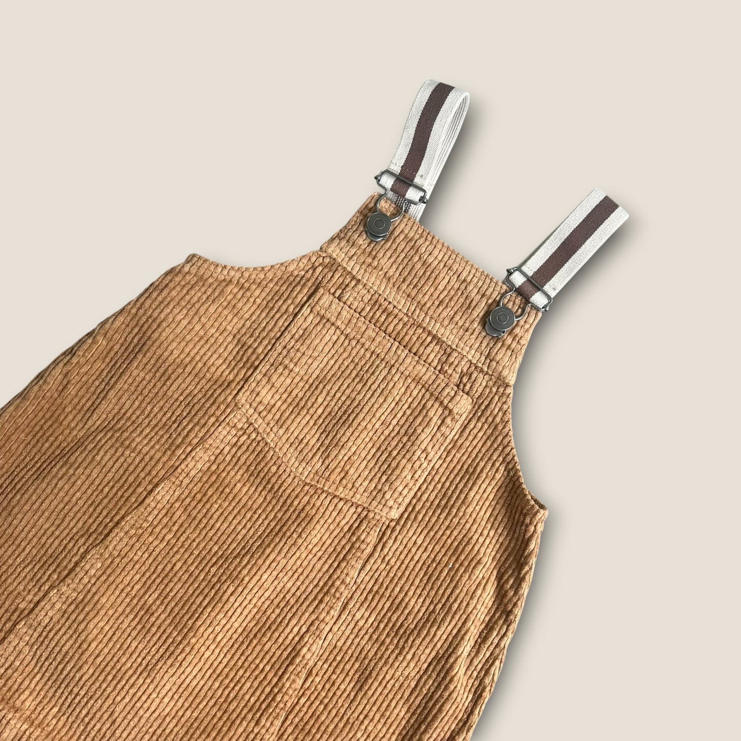 4-5 Years Zara Brown Corduroy Dungaree Dress