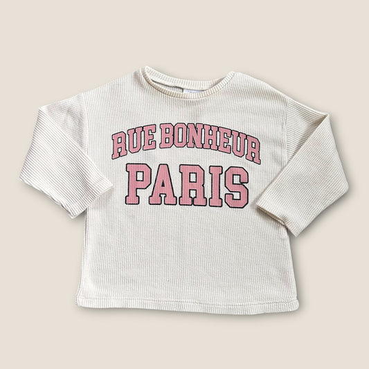 18-24 Months Zara Cream Waffle Knit Top